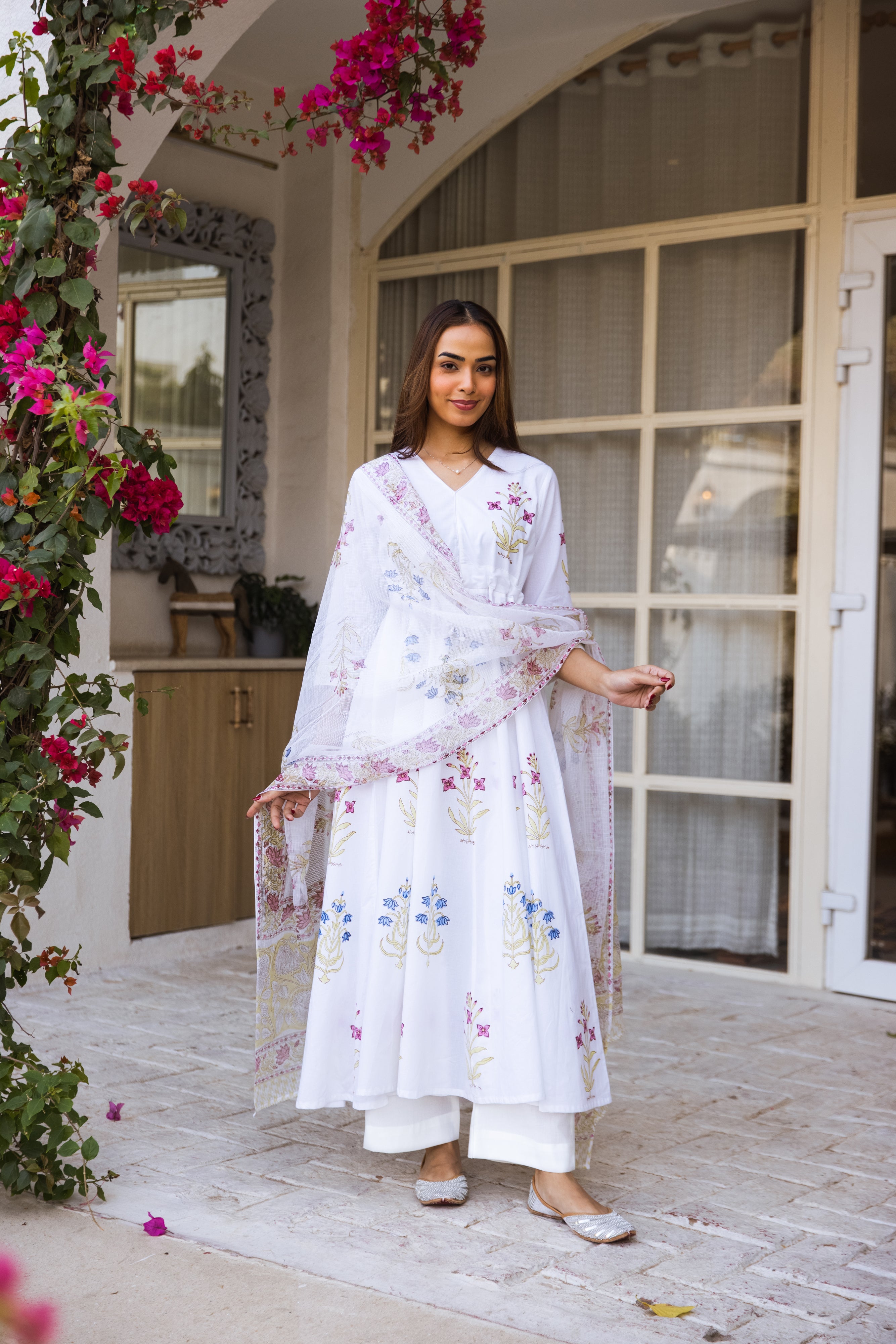 Picnic Multicoloured Anarkali set