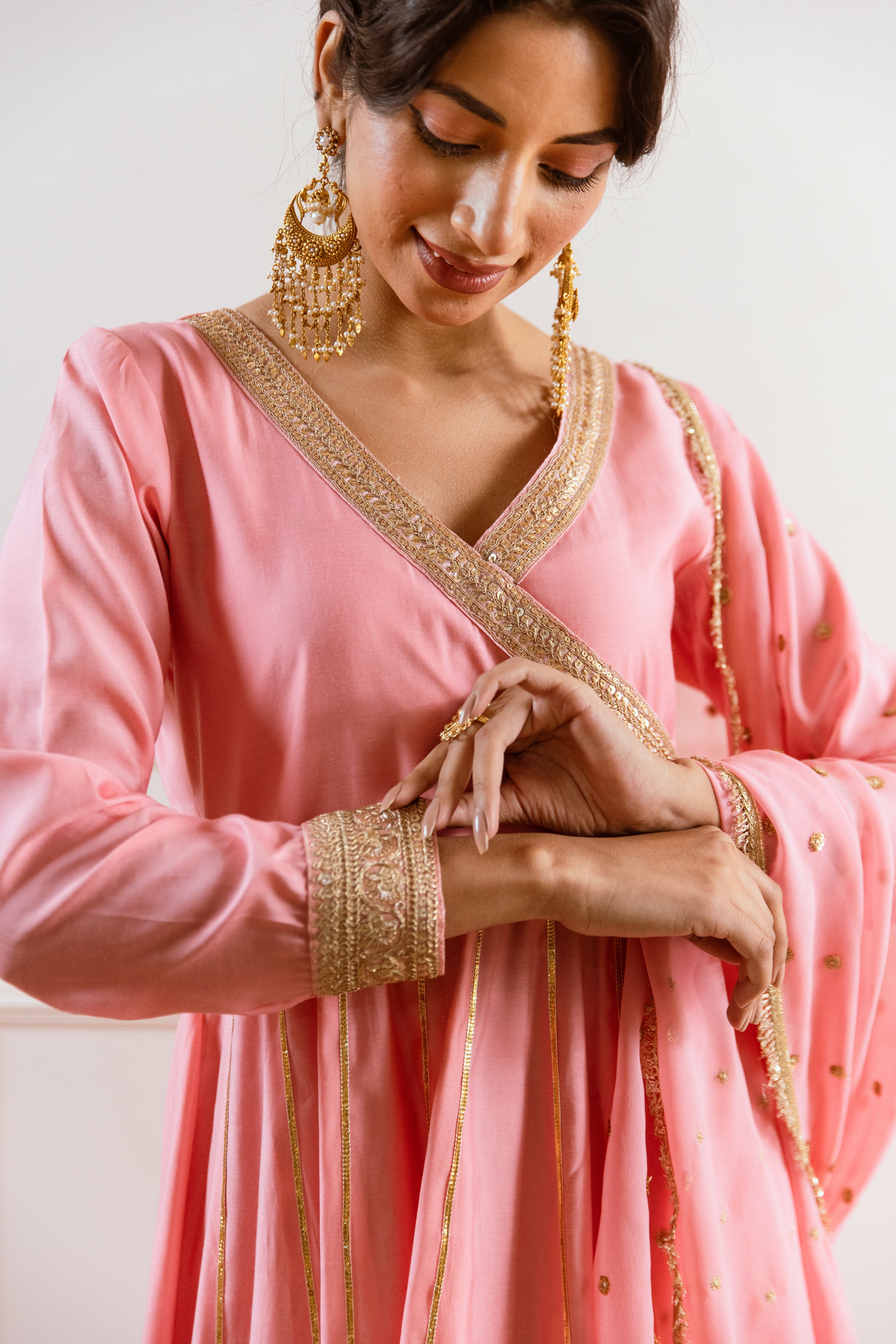 Salma Sitara Baby pink set