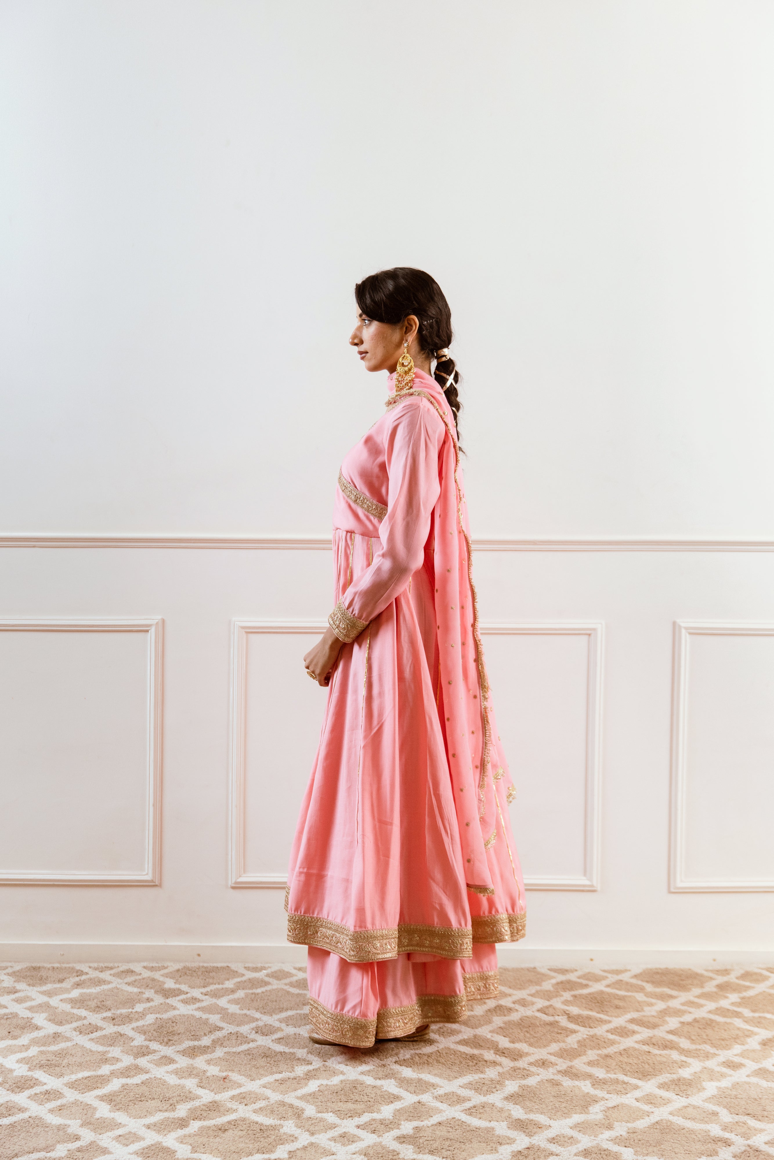 Salma Sitara Baby pink set