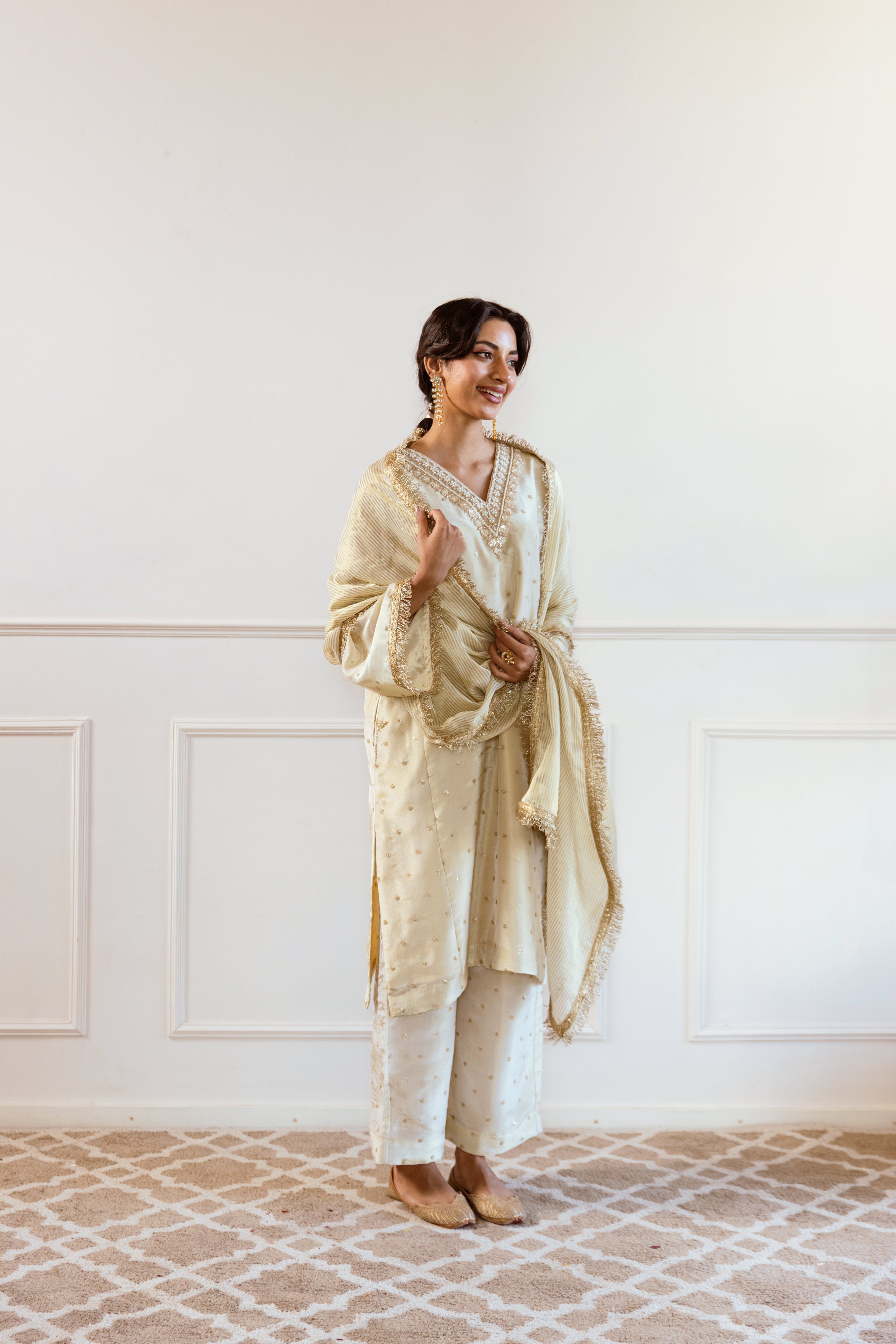 Salma Sitara Golden twin set