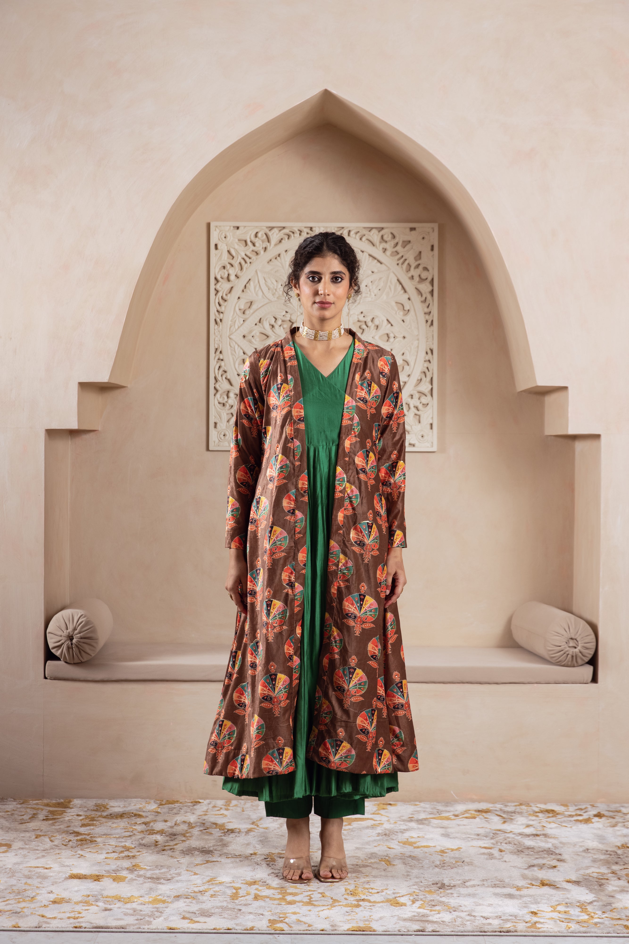 FIRGUN BROWN JACKET SET