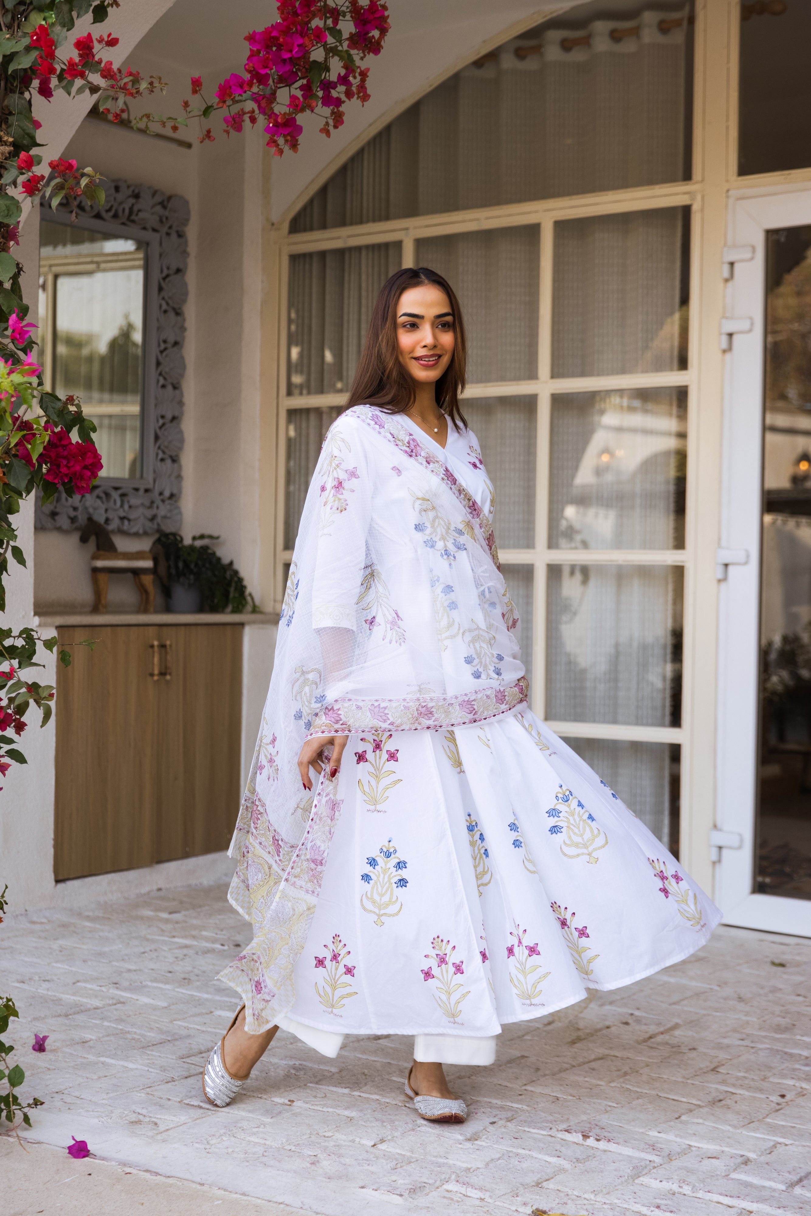 Picnic Multicoloured Anarkali set