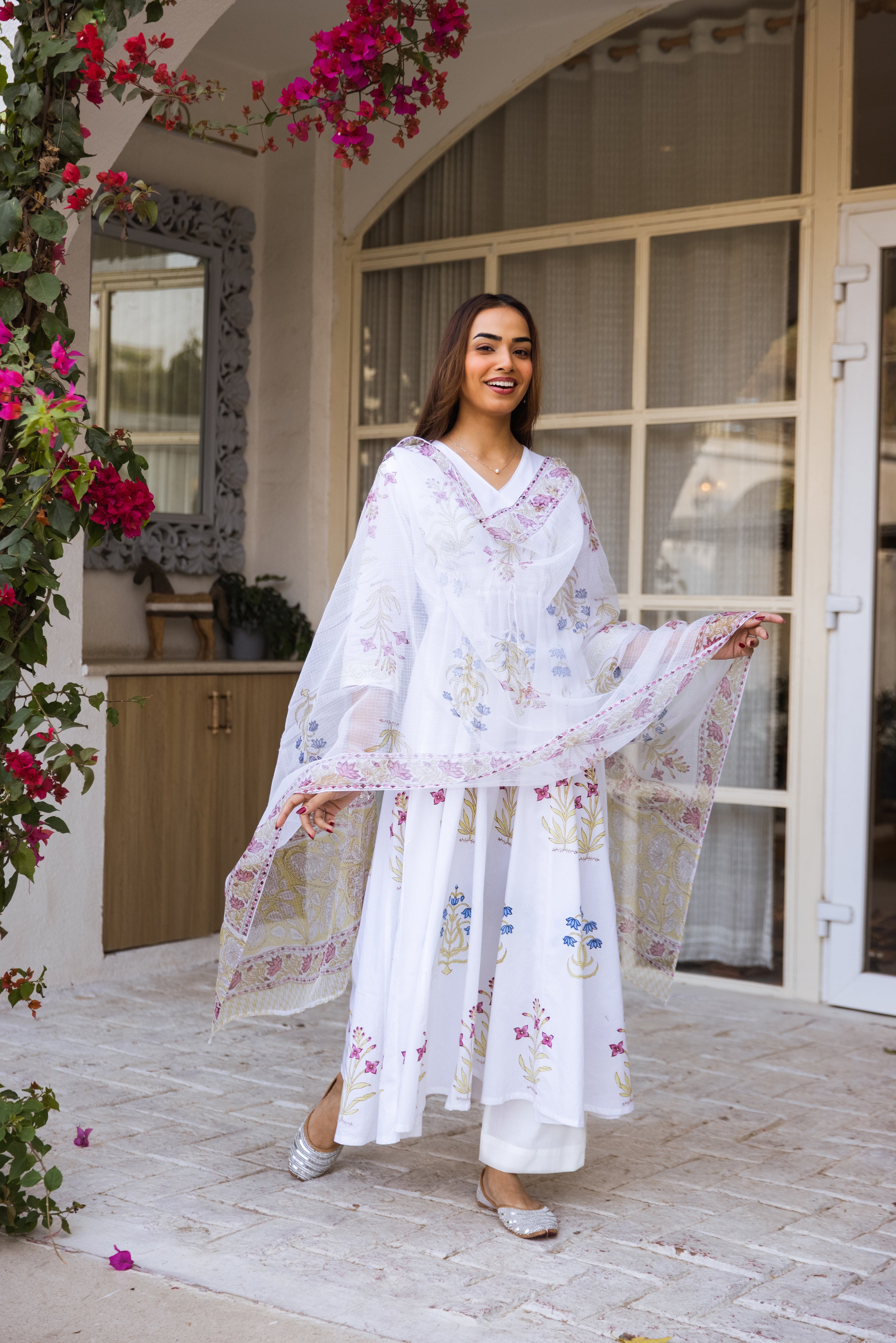 Picnic Multicoloured Anarkali set