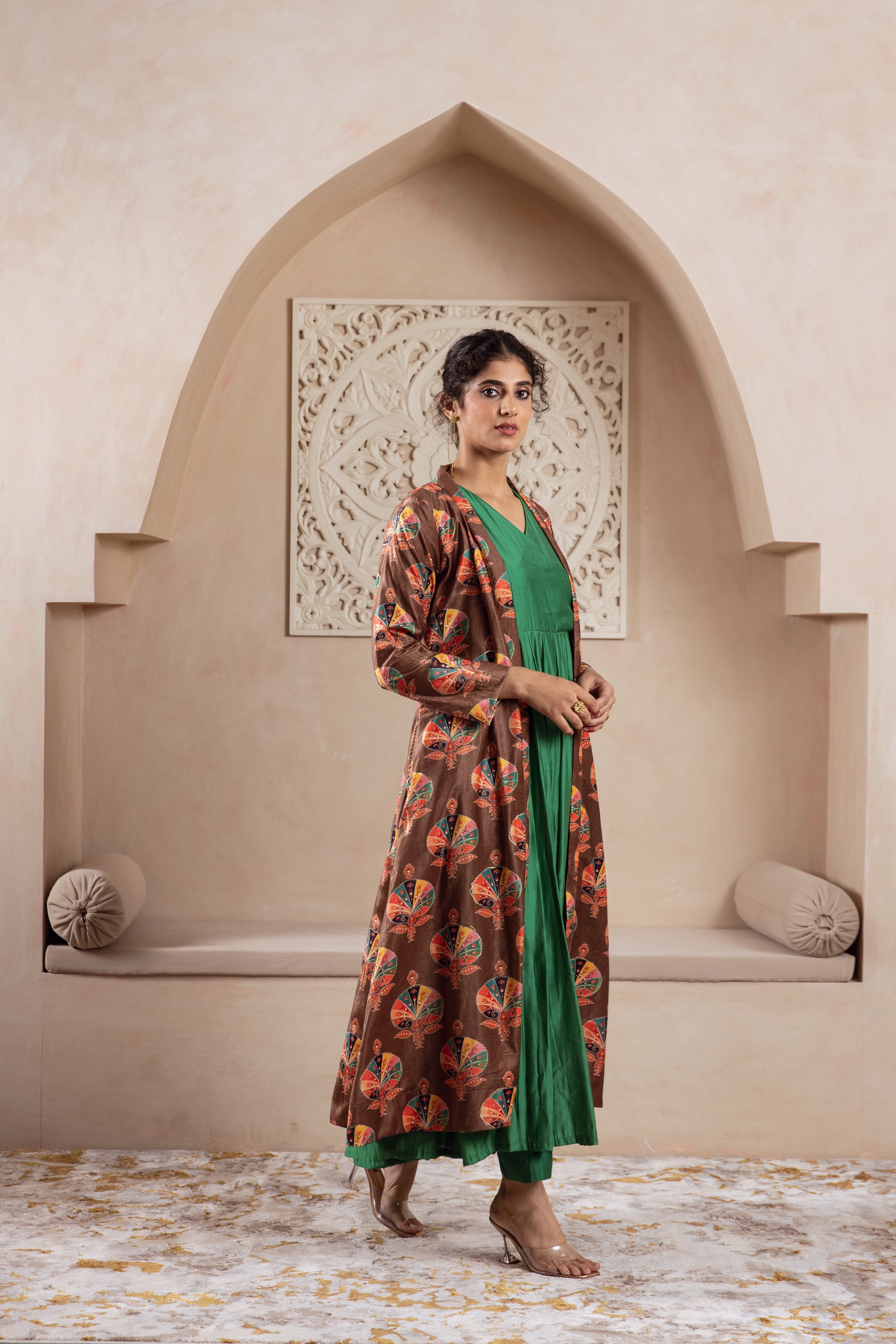 FIRGUN BROWN JACKET SET