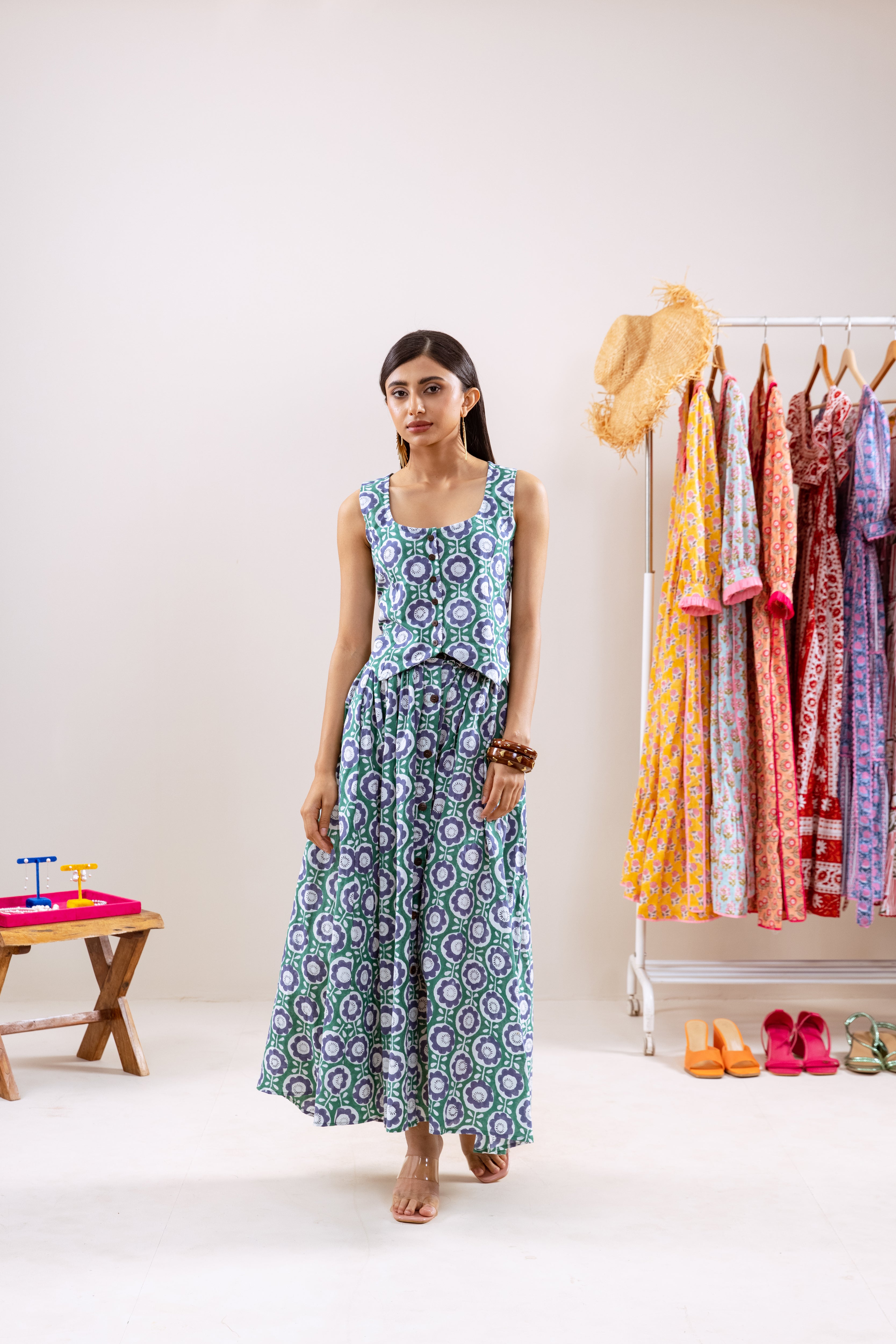 Summer skirt  Co-ord set