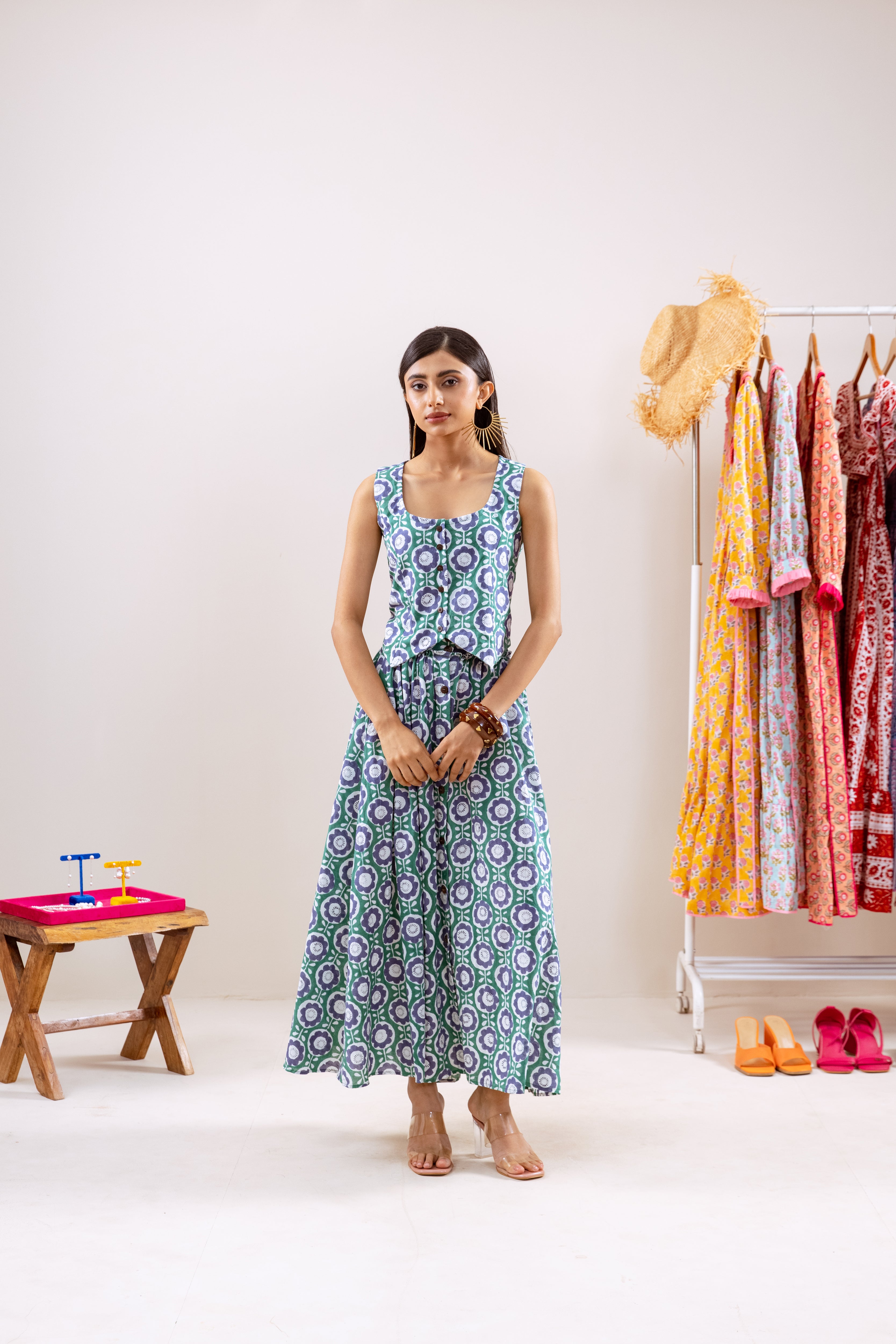 Summer skirt  Co-ord set