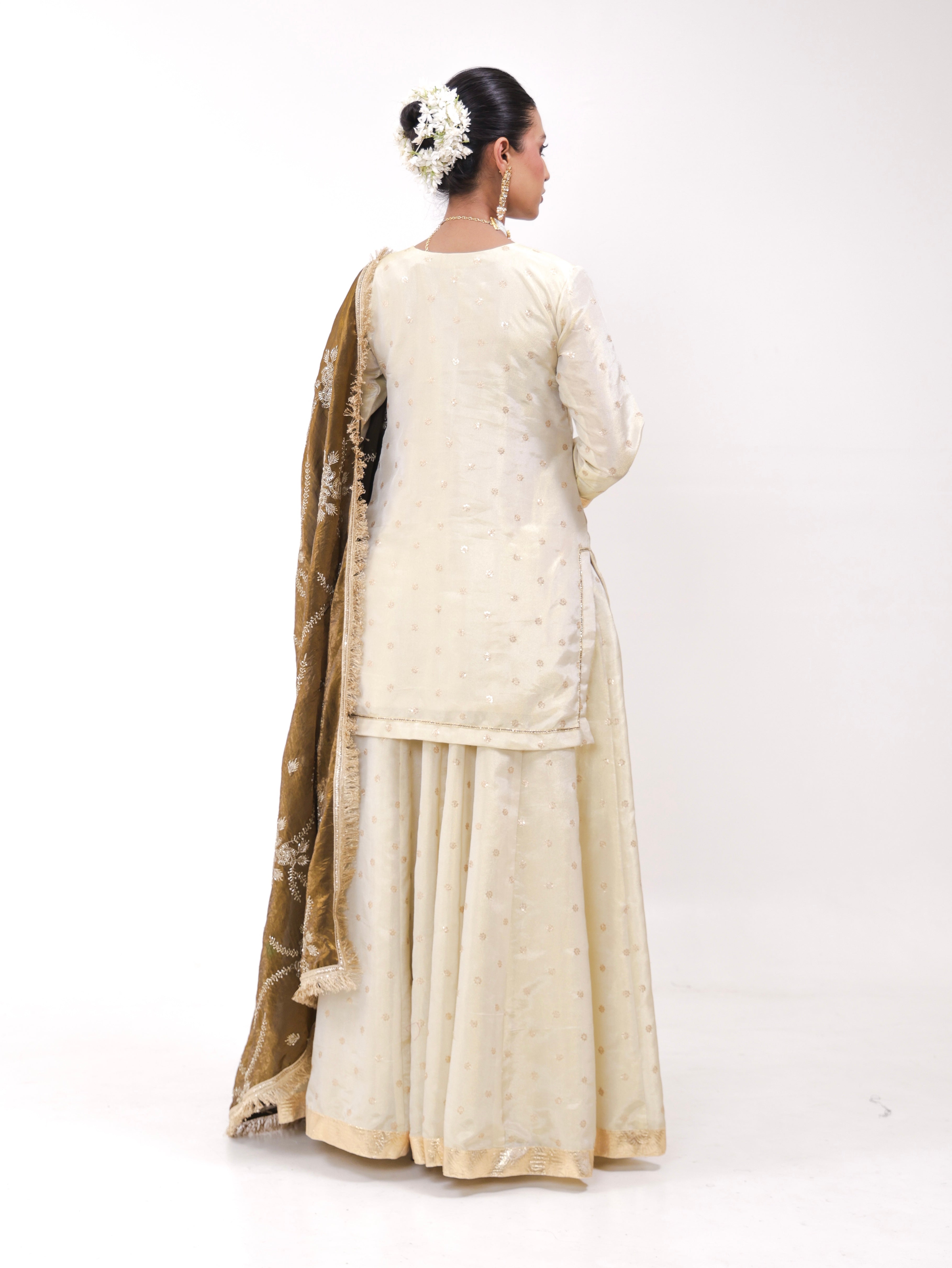 Falak Golden lehenga set