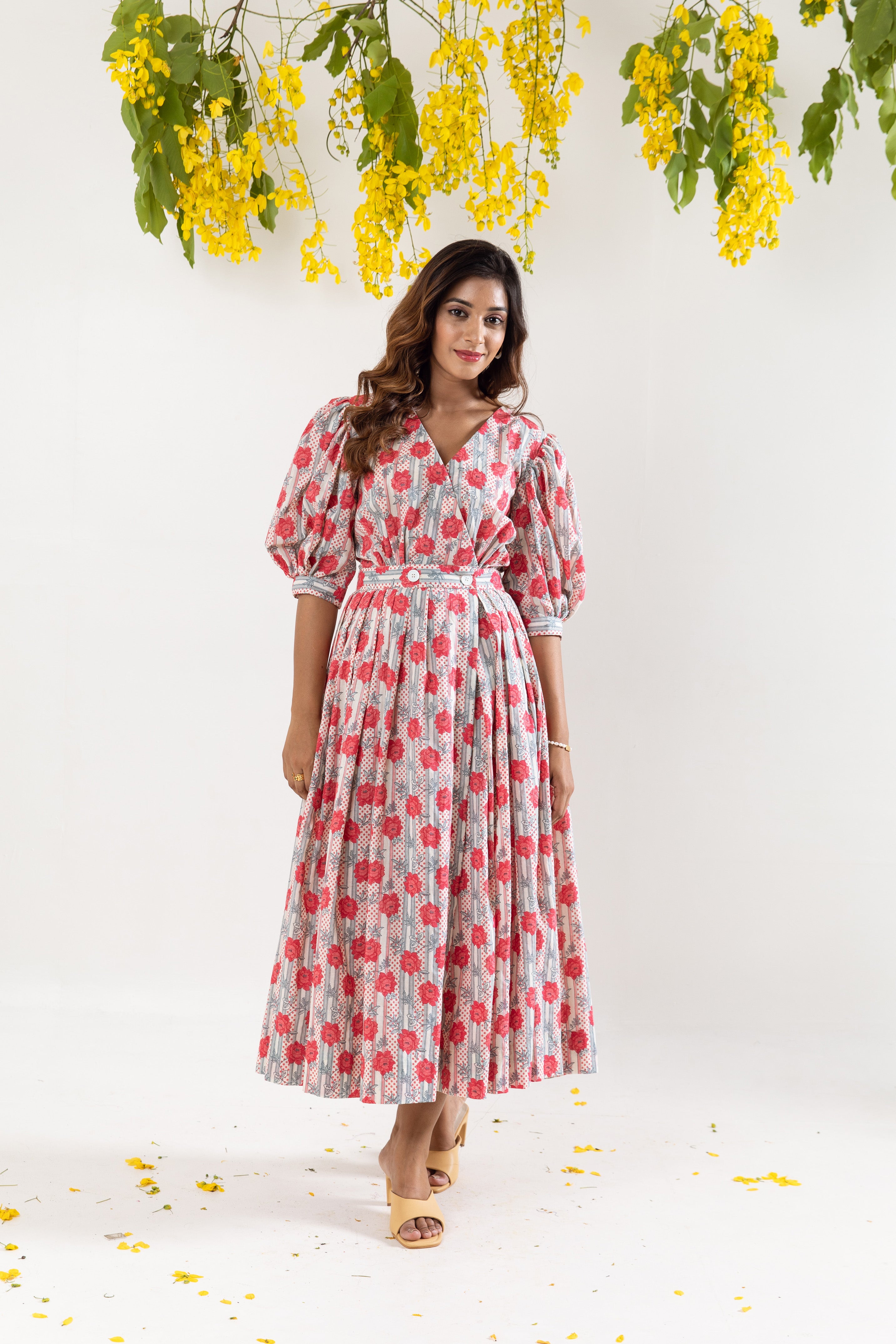 Rose Wrap dress