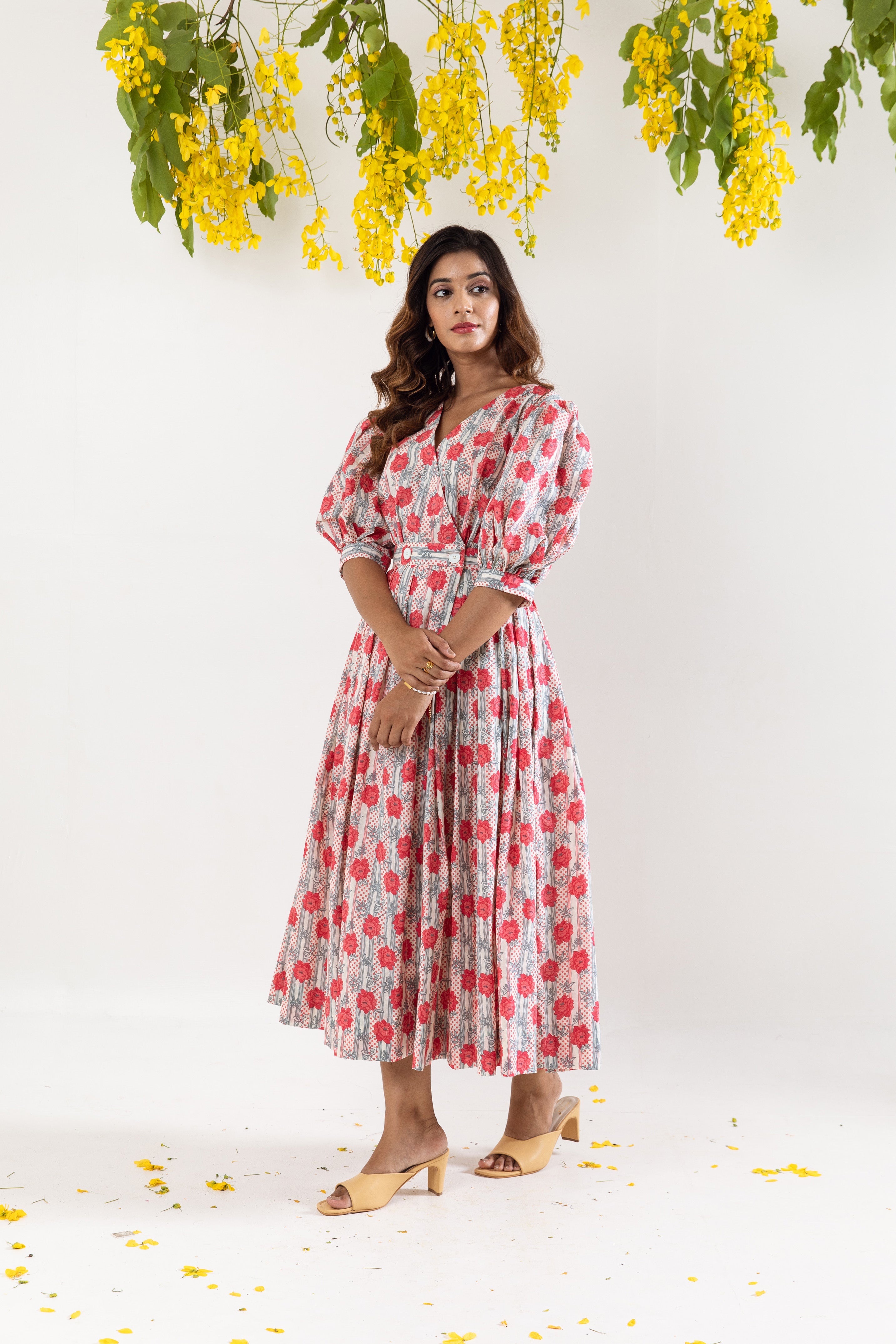 Rose Wrap dress