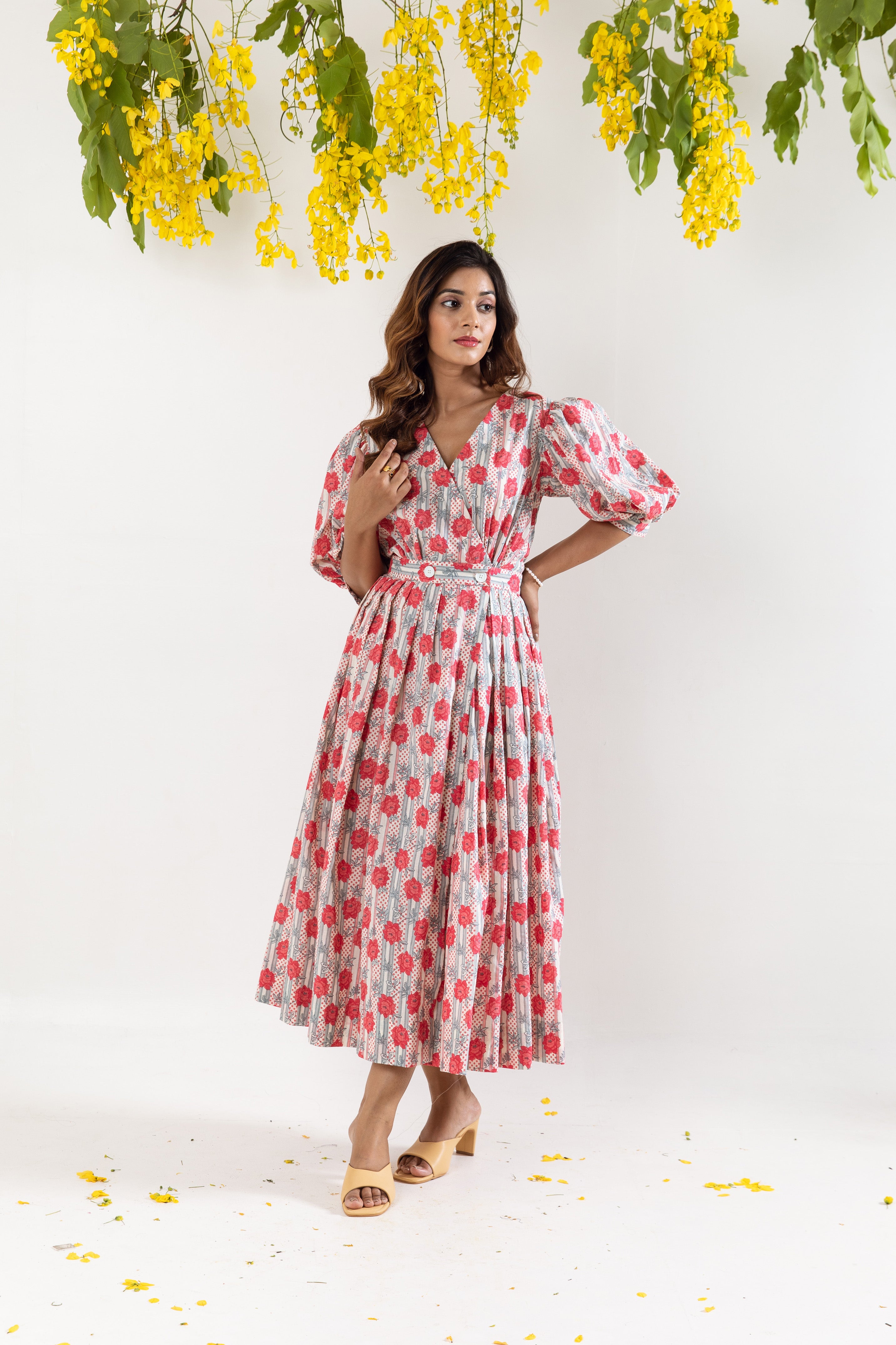 Rose Wrap dress