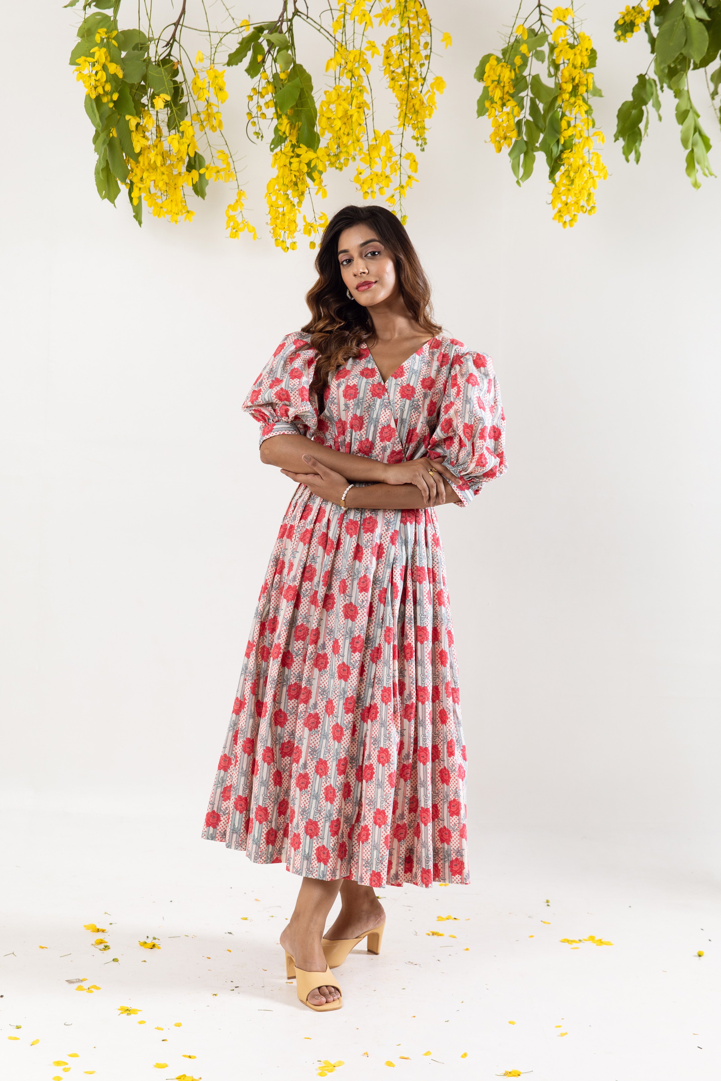 Rose Wrap dress