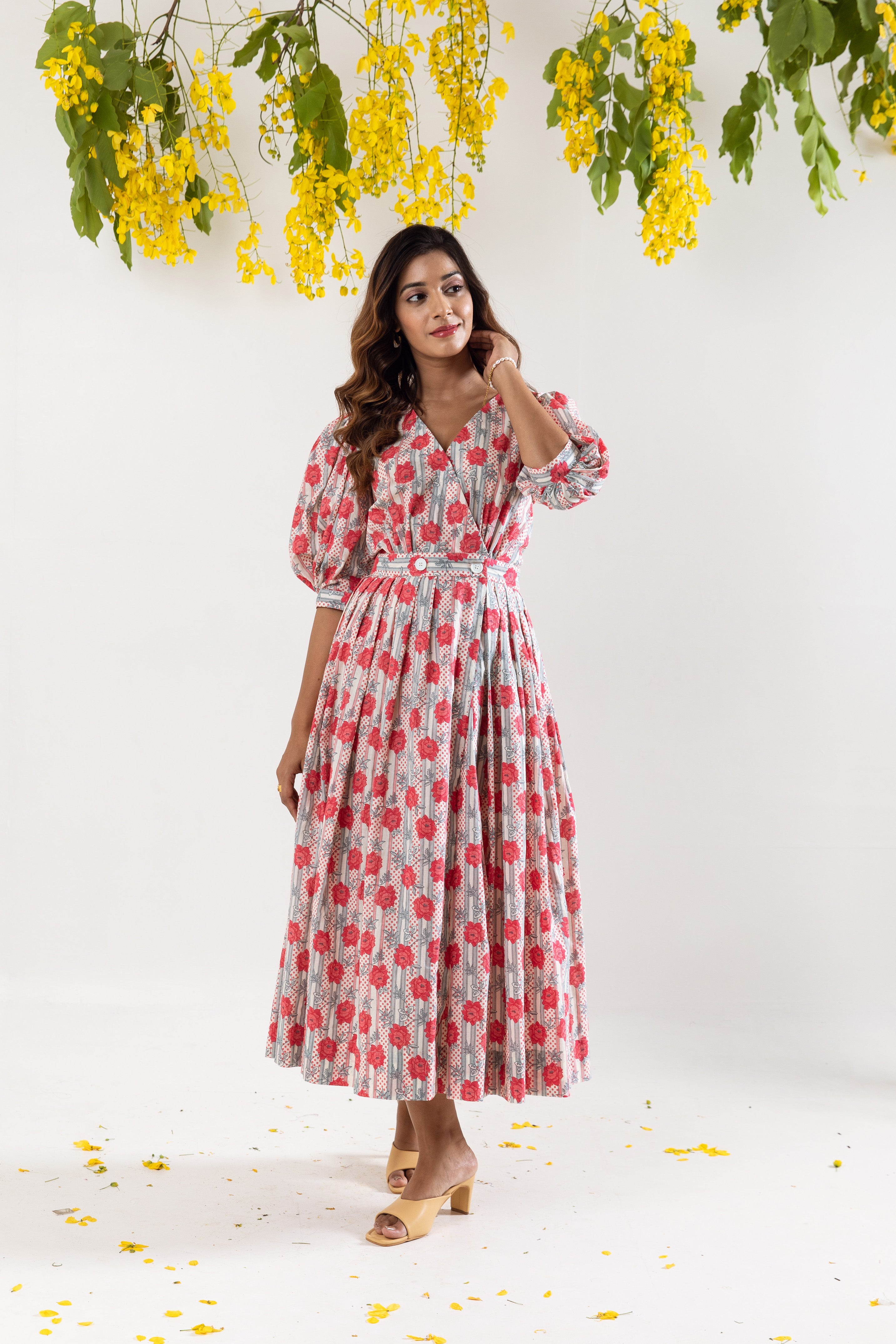 Rose Wrap dress