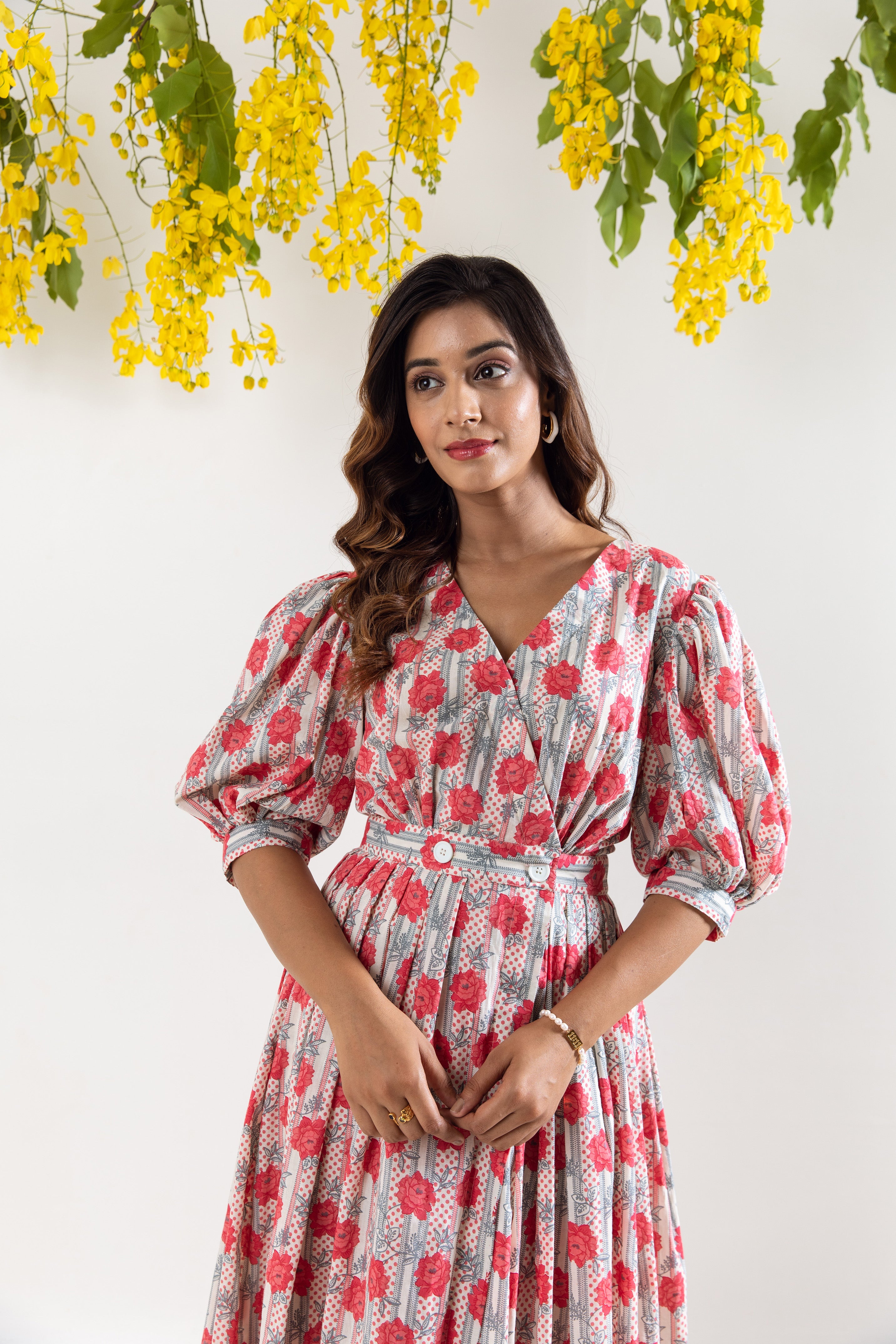 Rose Wrap dress