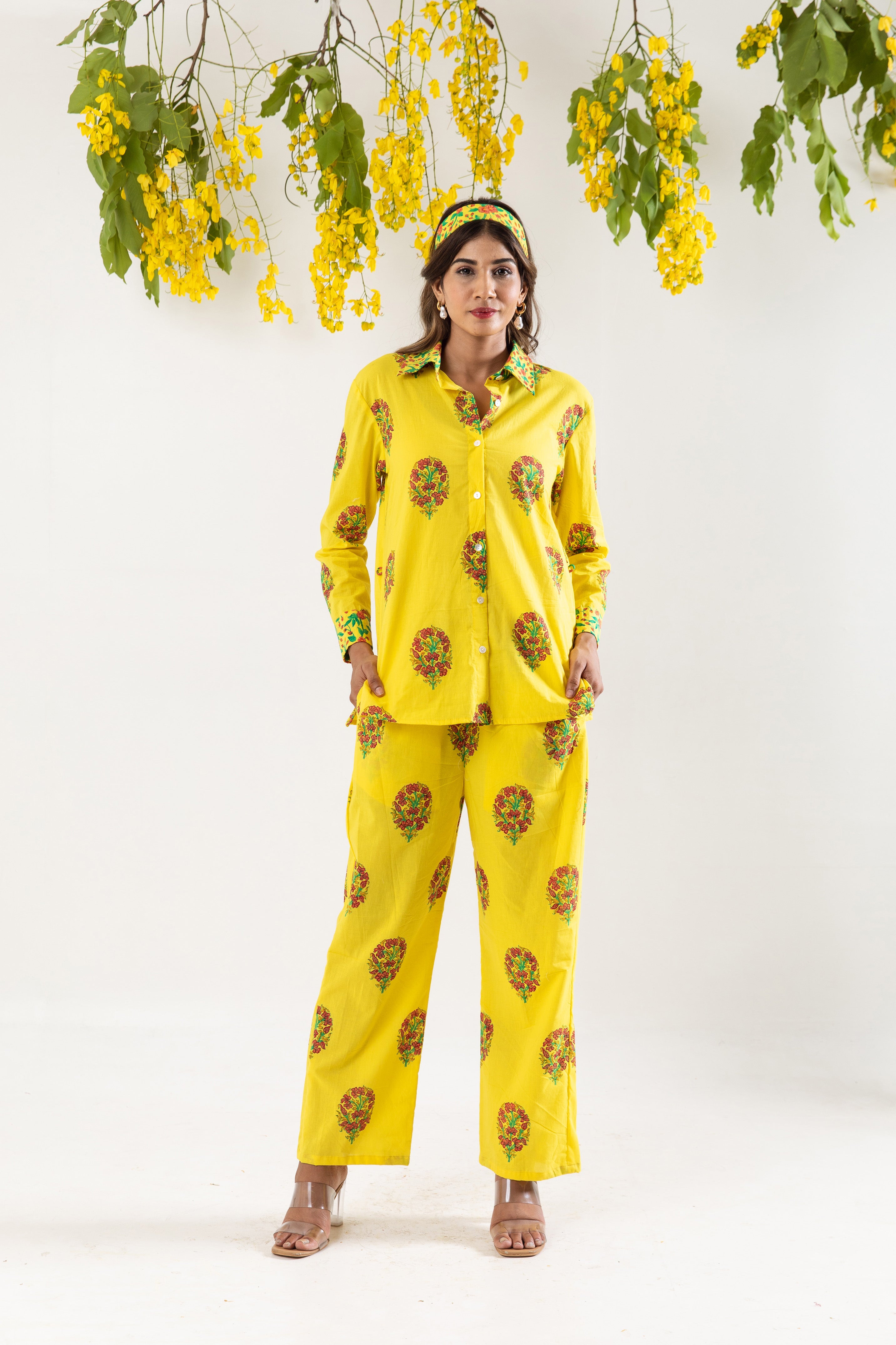 Lemon motif Co-ord Set