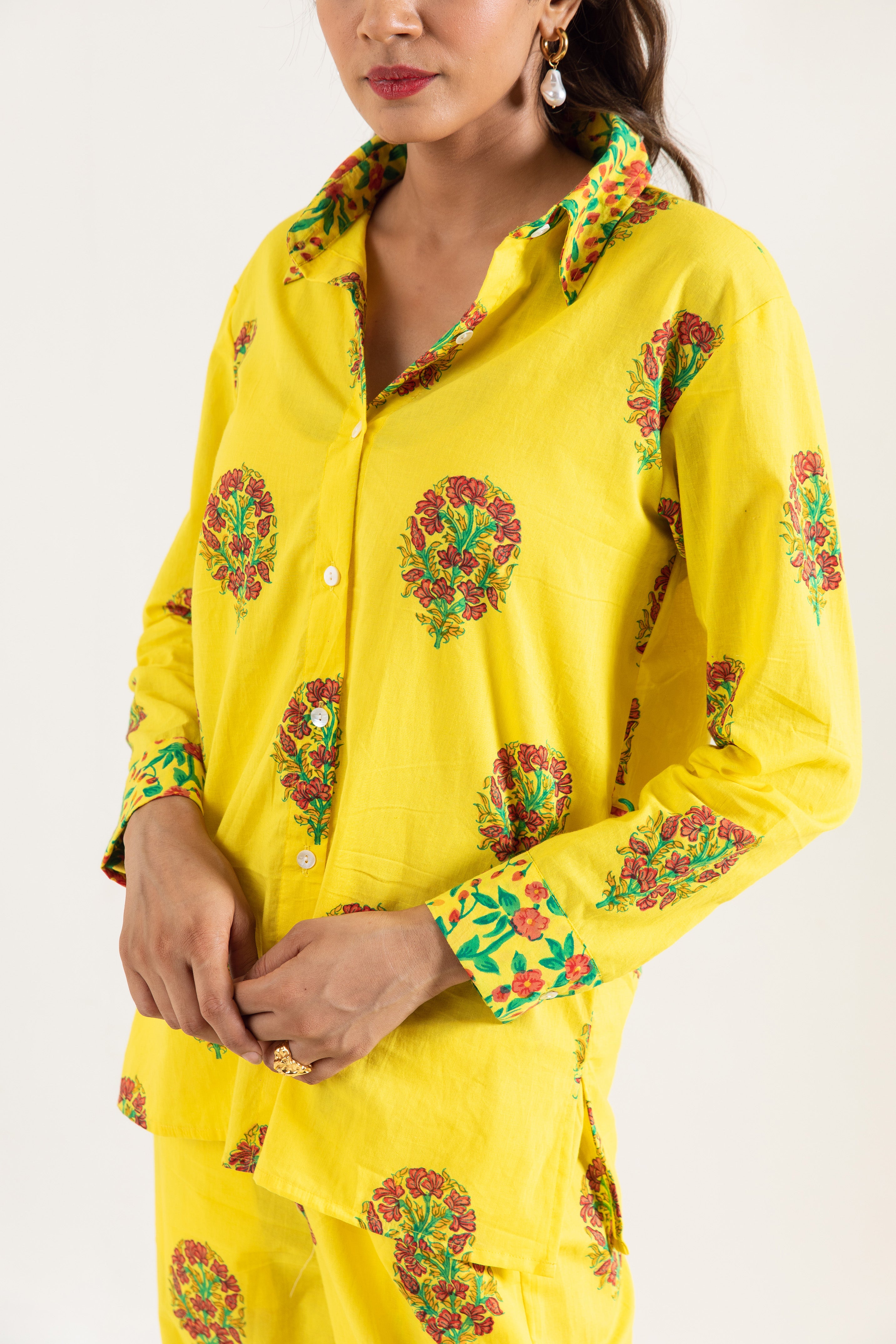 Lemon motif Co-ord Set