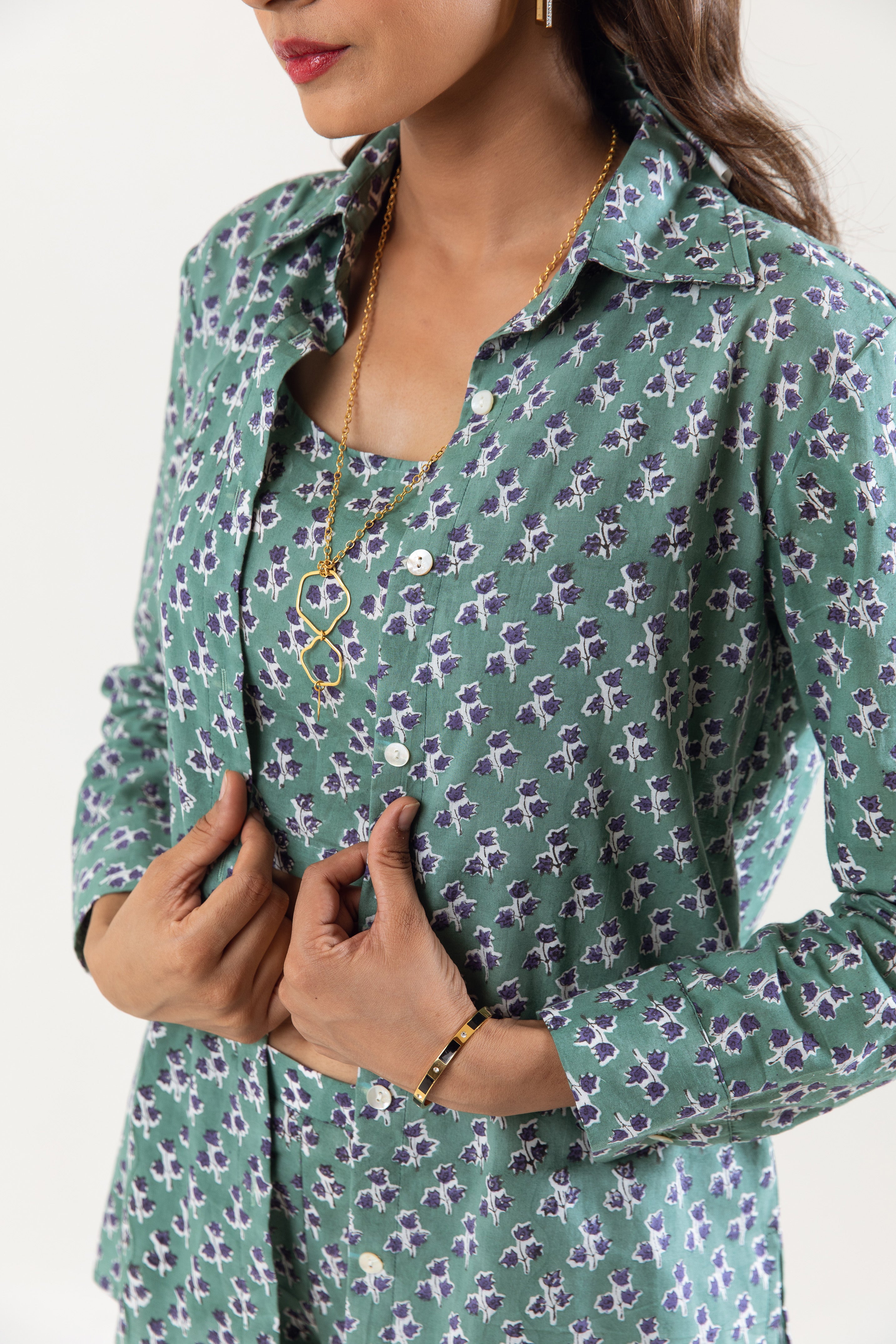 Jaipur hand block Co-ord Set