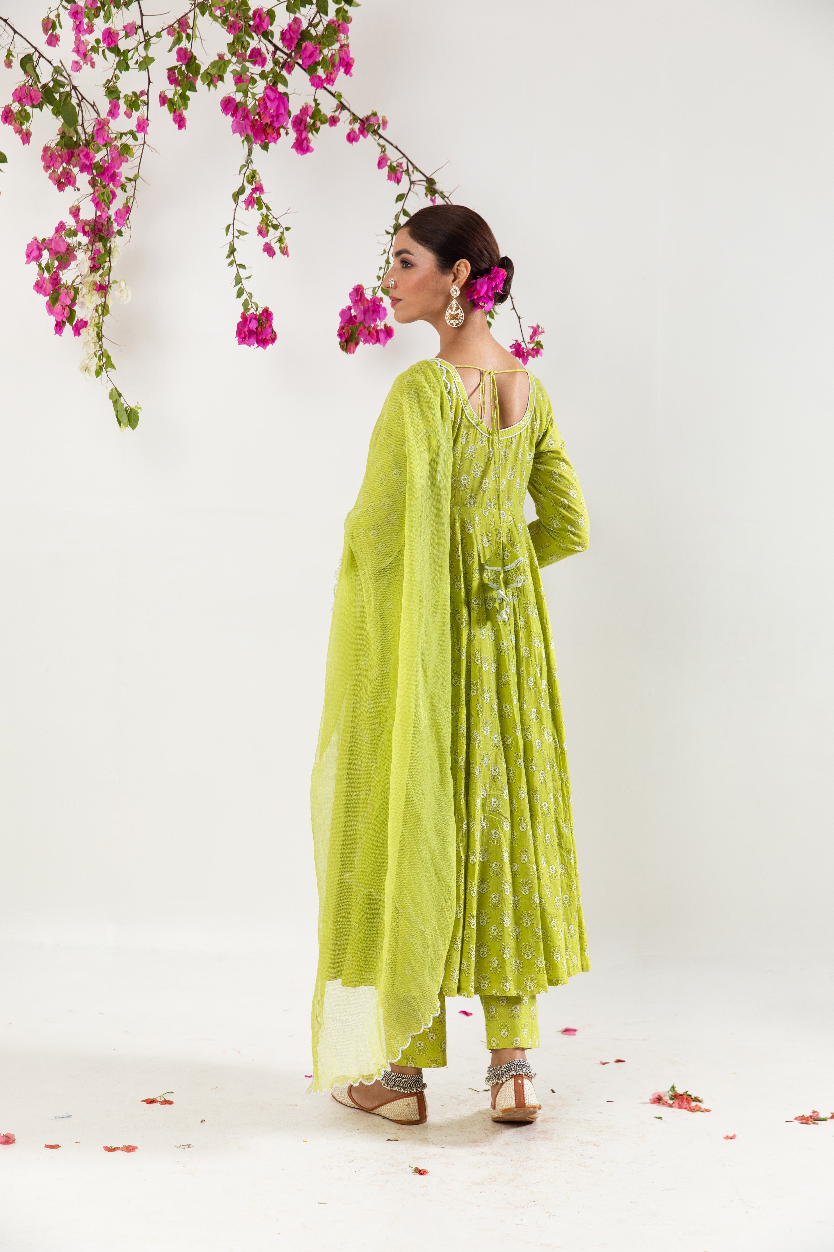 Mint Green Anarkali Set