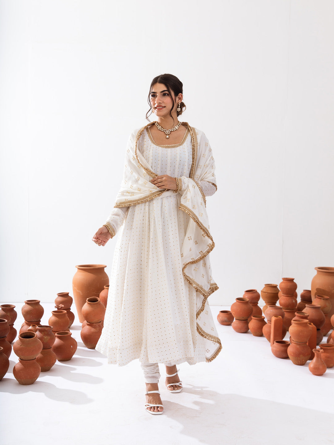 Mukesh anarkali set