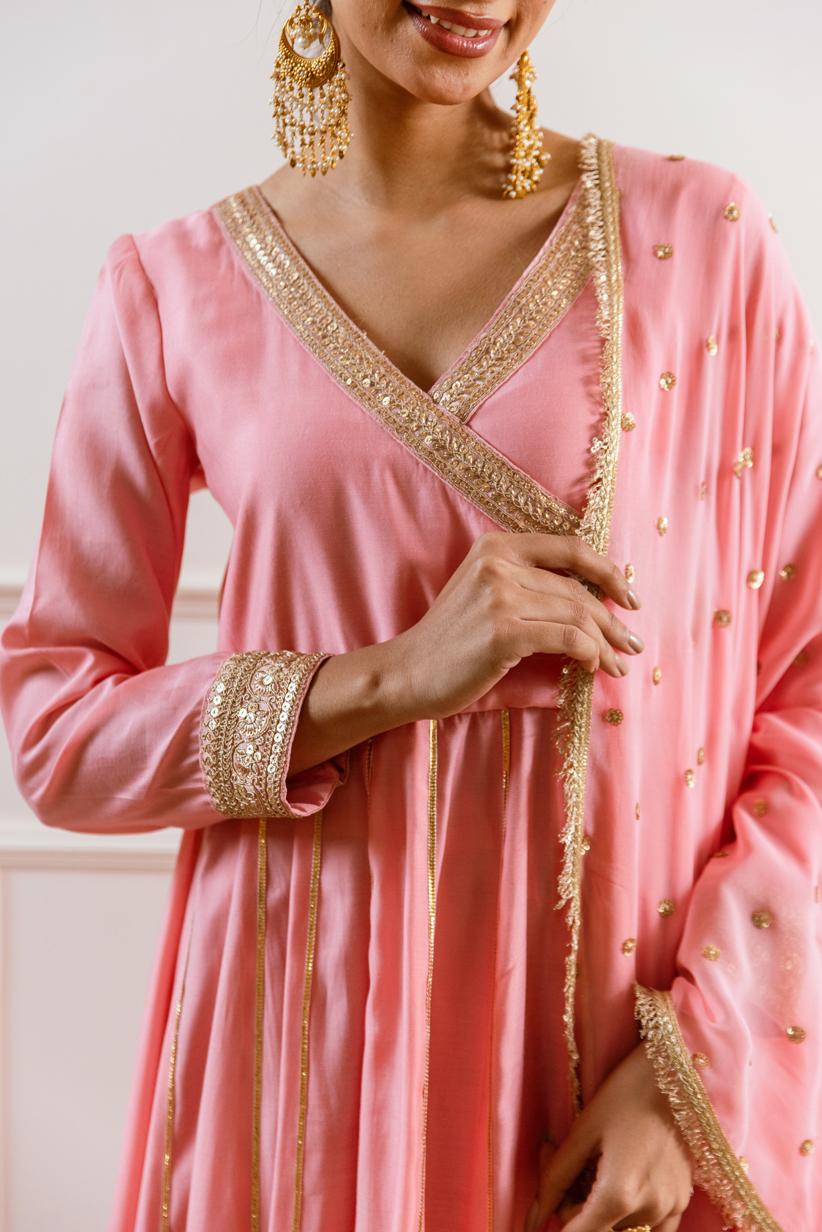 Salma Sitara Baby pink set