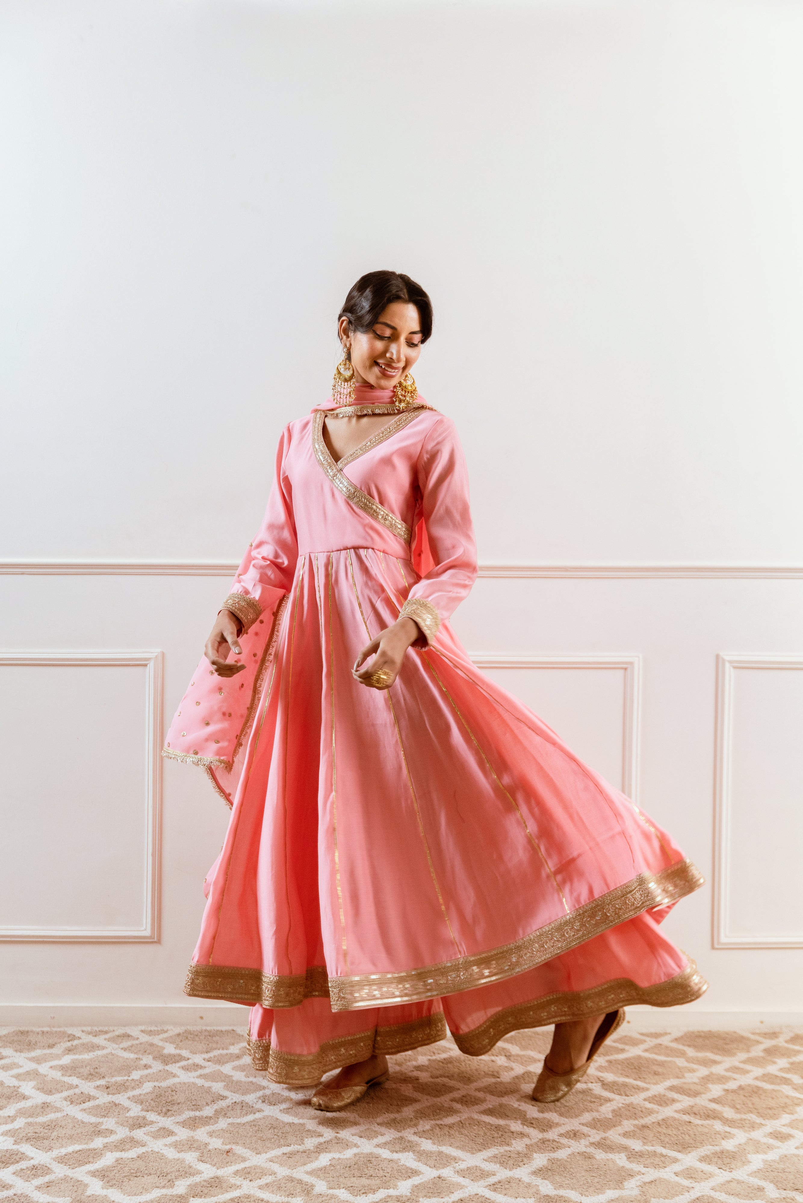 Salma Sitara Baby pink set