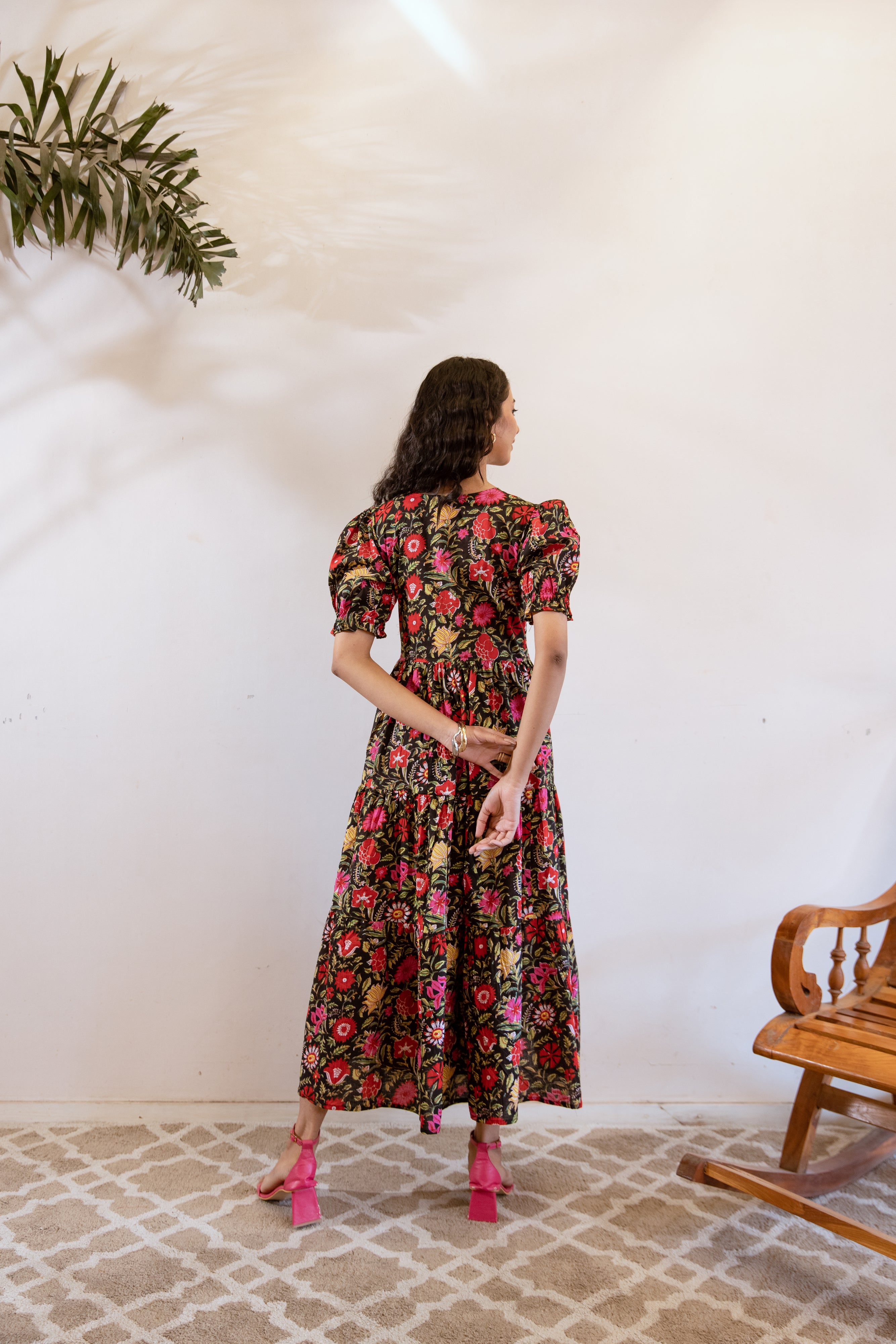 Bagh Wrap Black dress