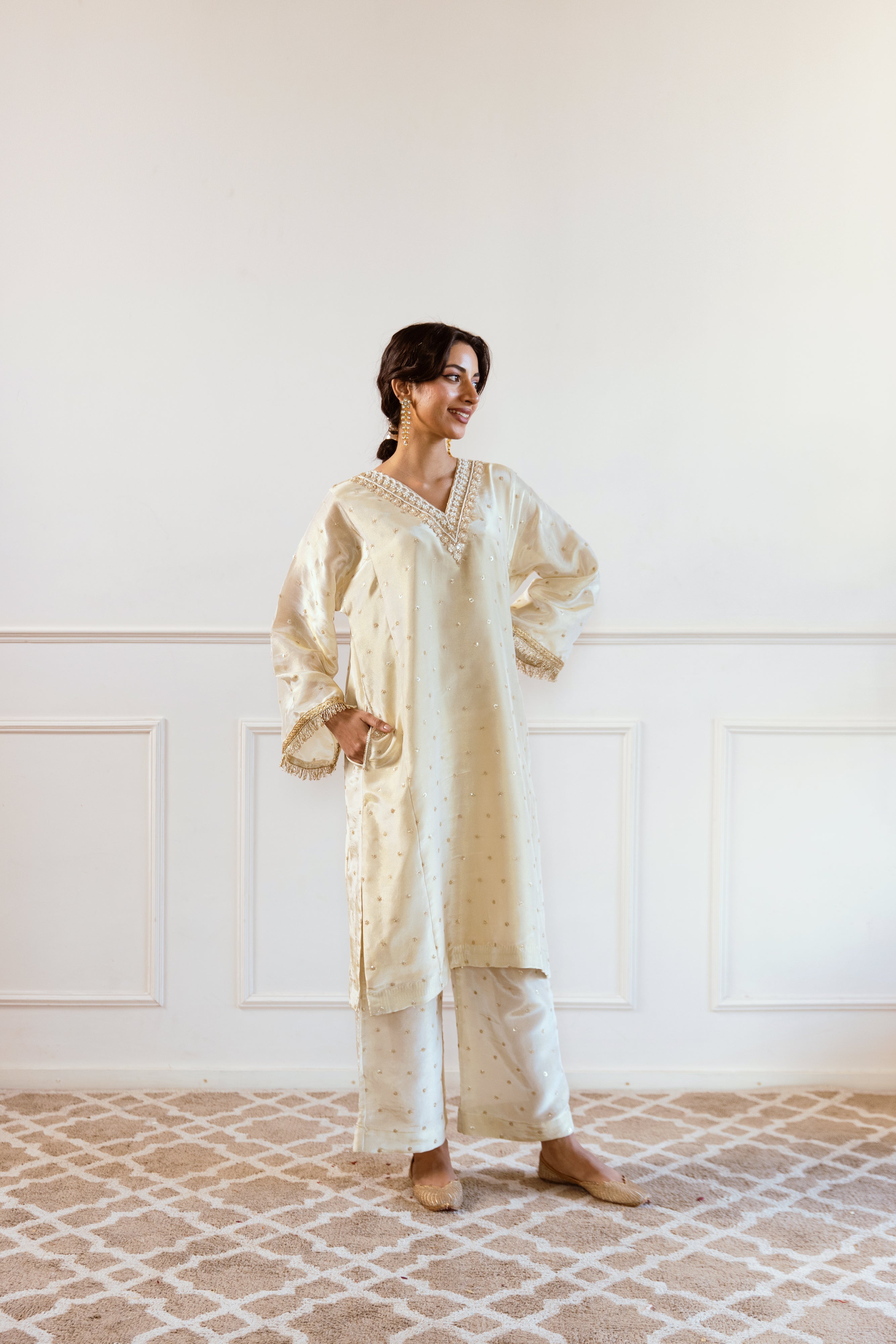 Salma Sitara Golden twin set