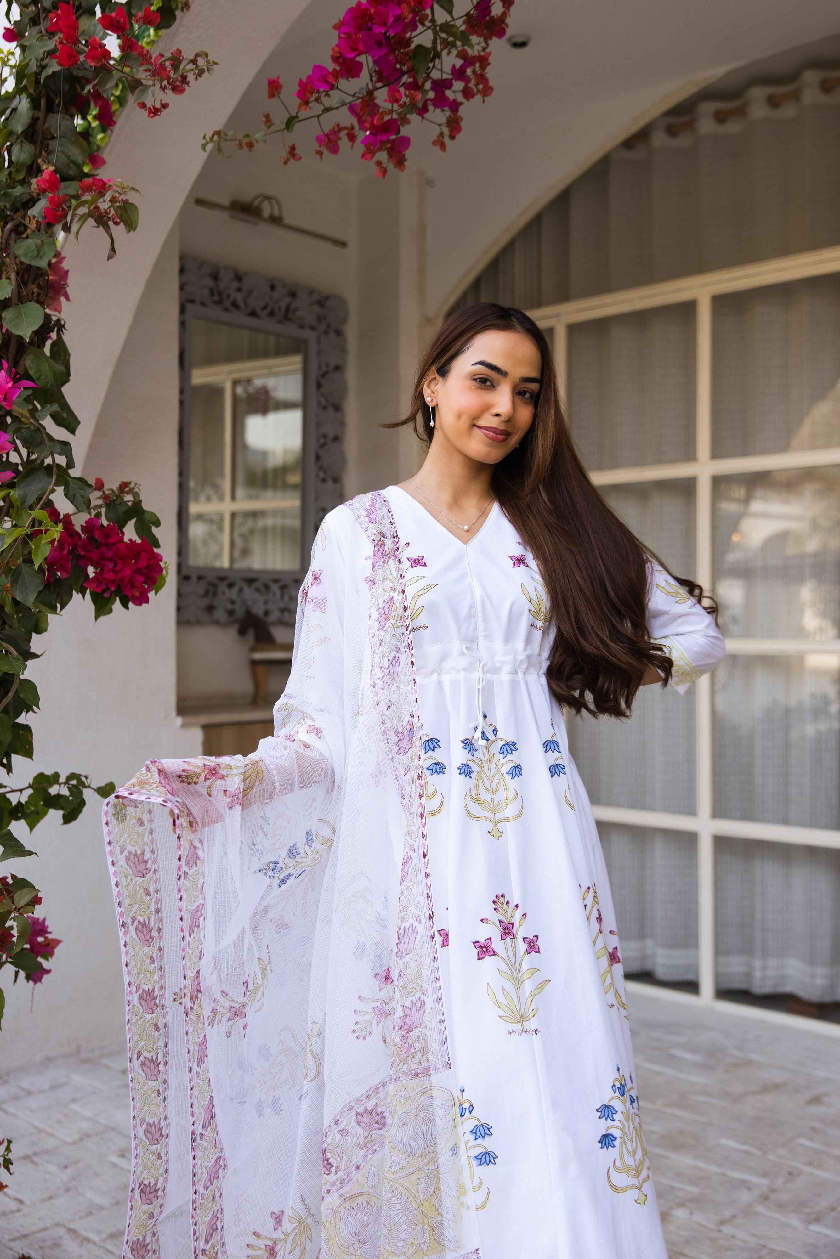 Picnic Multicoloured Anarkali set