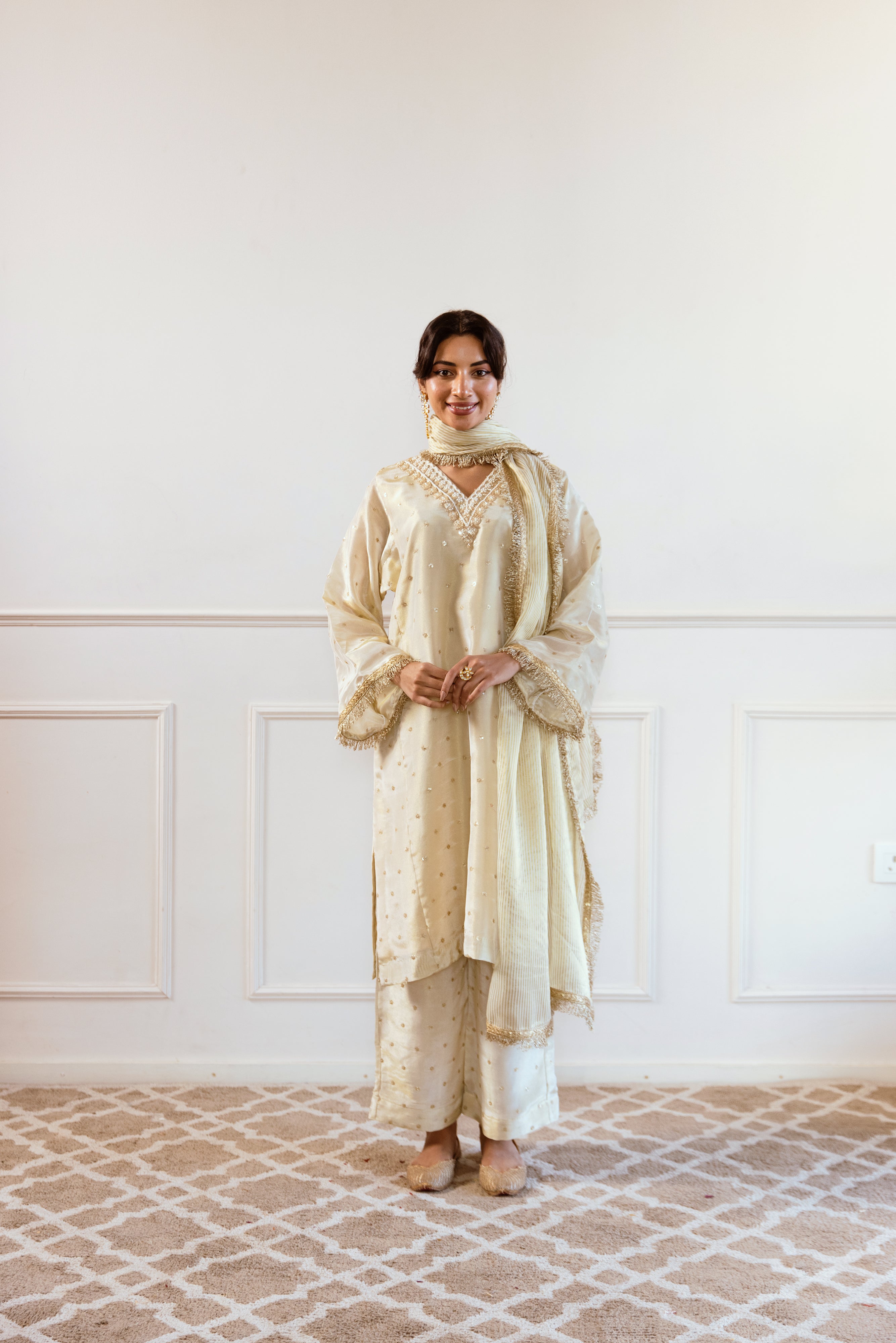 Salma Sitara Golden twin set