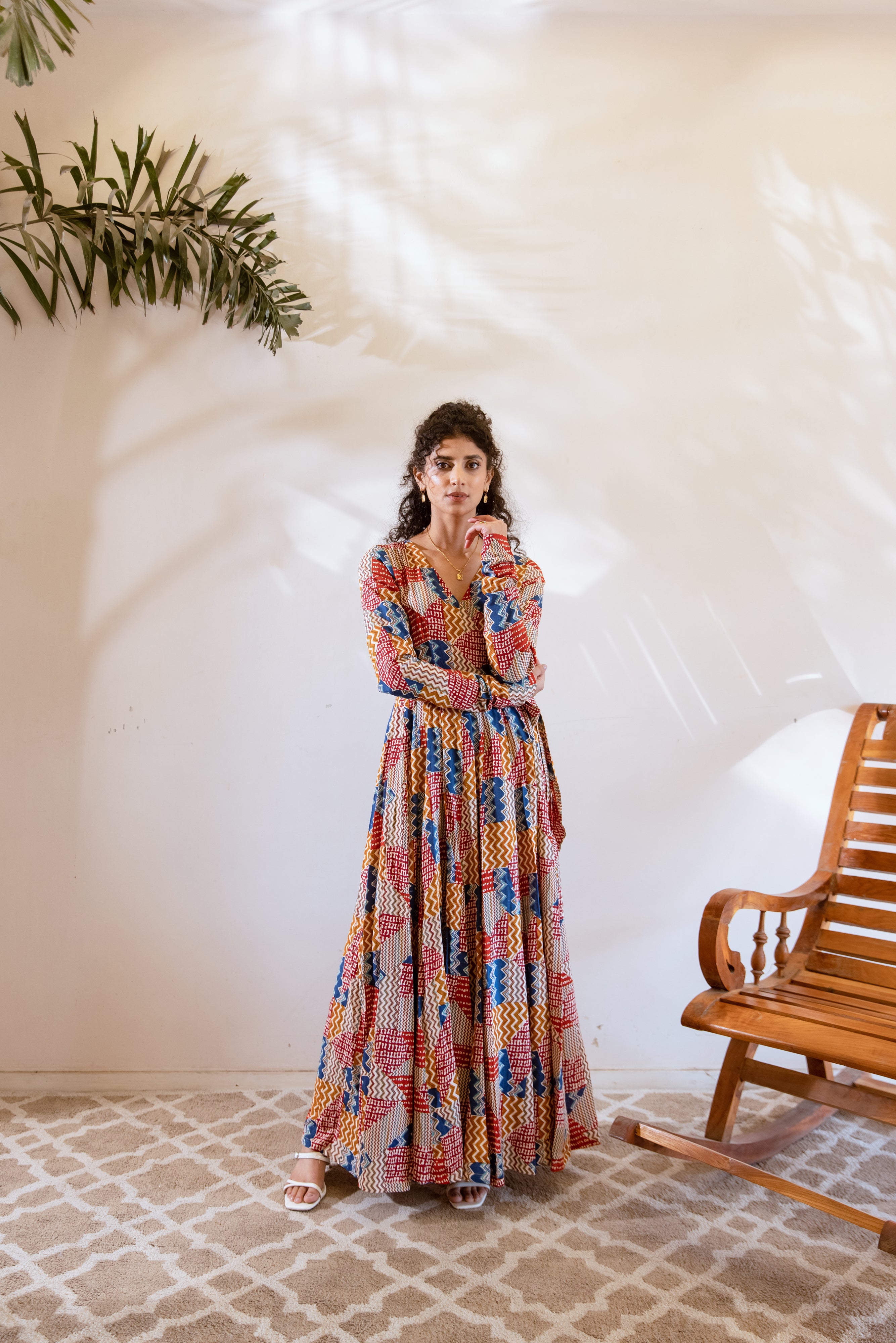 Bagh Multicoloured Angrakha dress