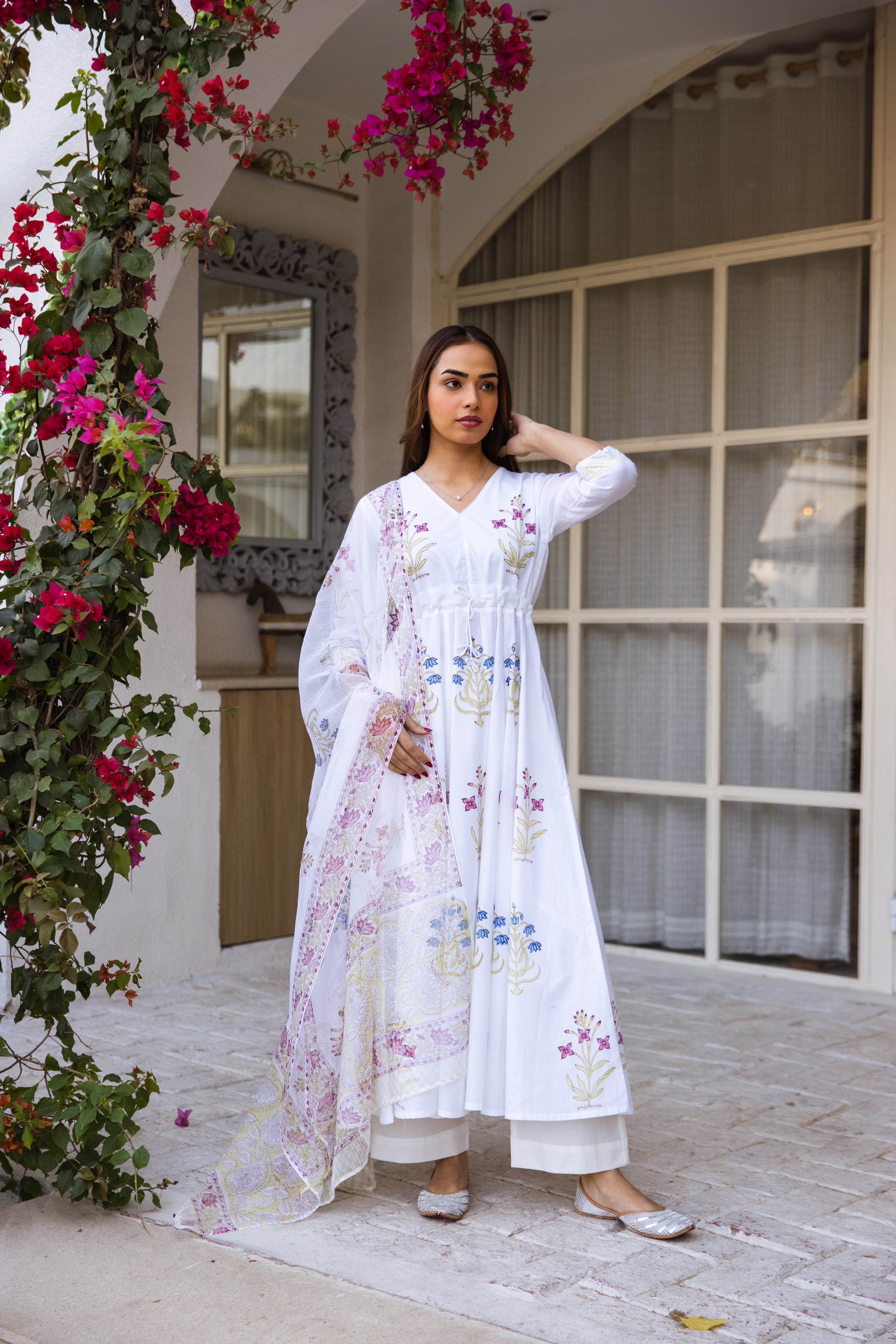 Picnic Multicoloured Anarkali set