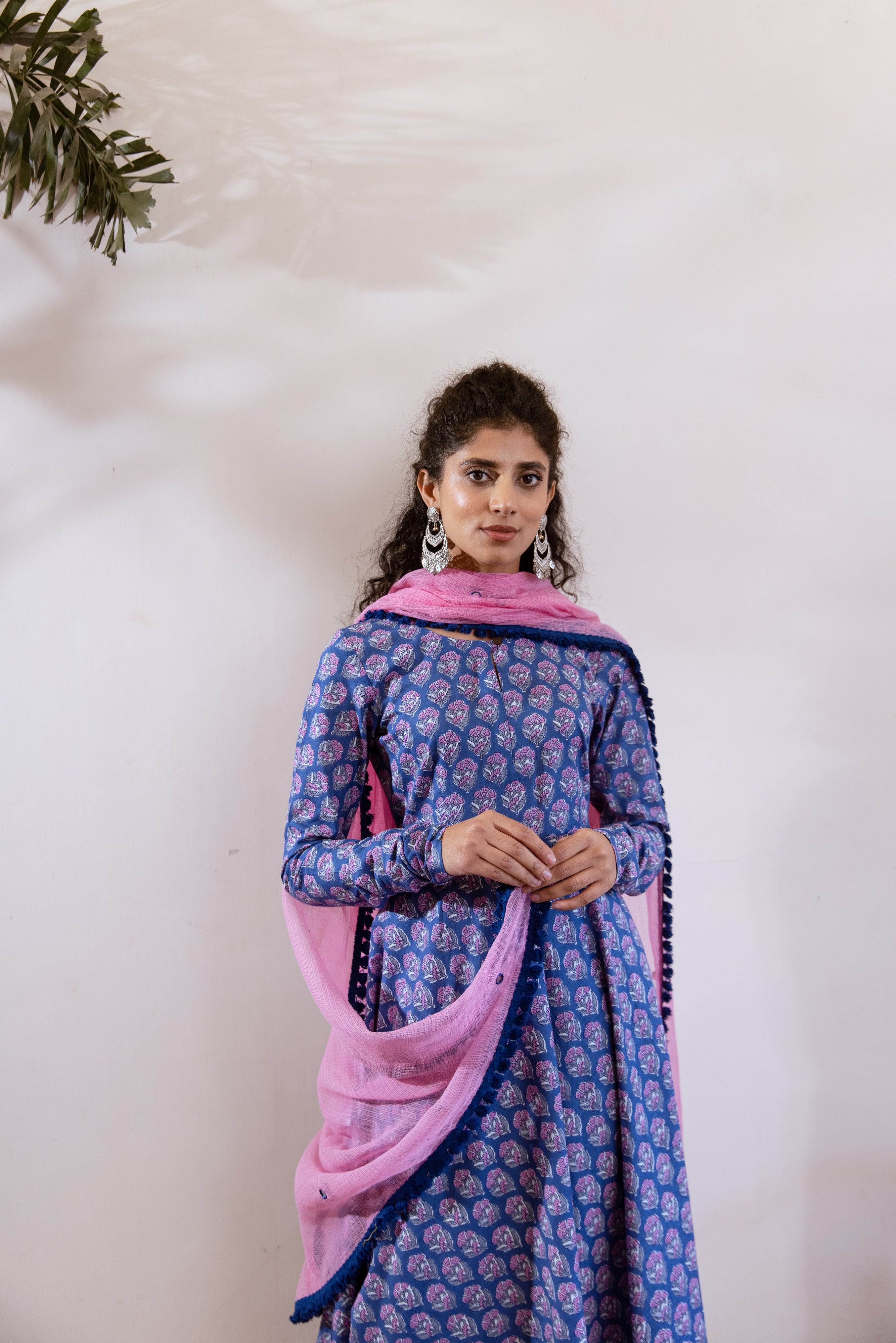 Bagh Blue Anarkali set