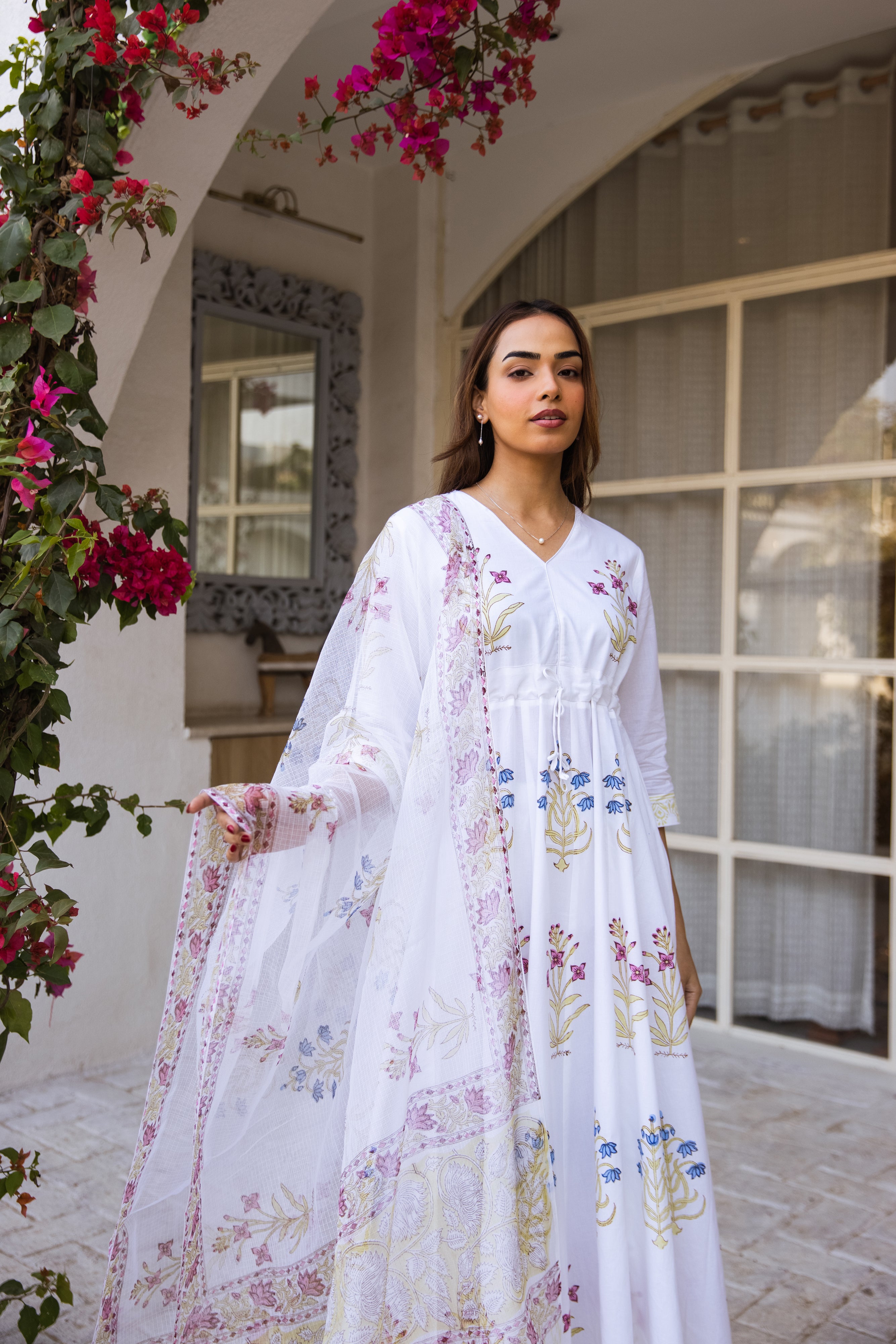 Picnic Multicoloured Anarkali set