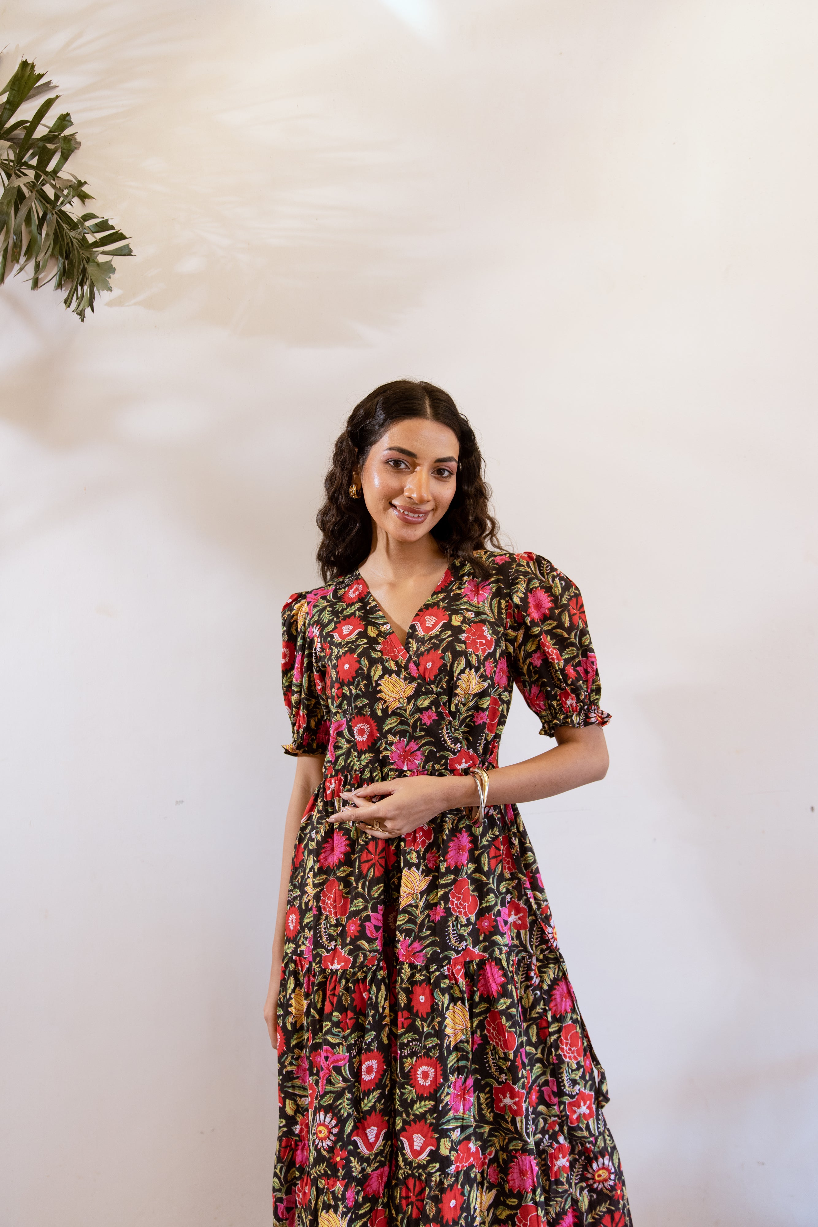 Bagh Wrap Black dress