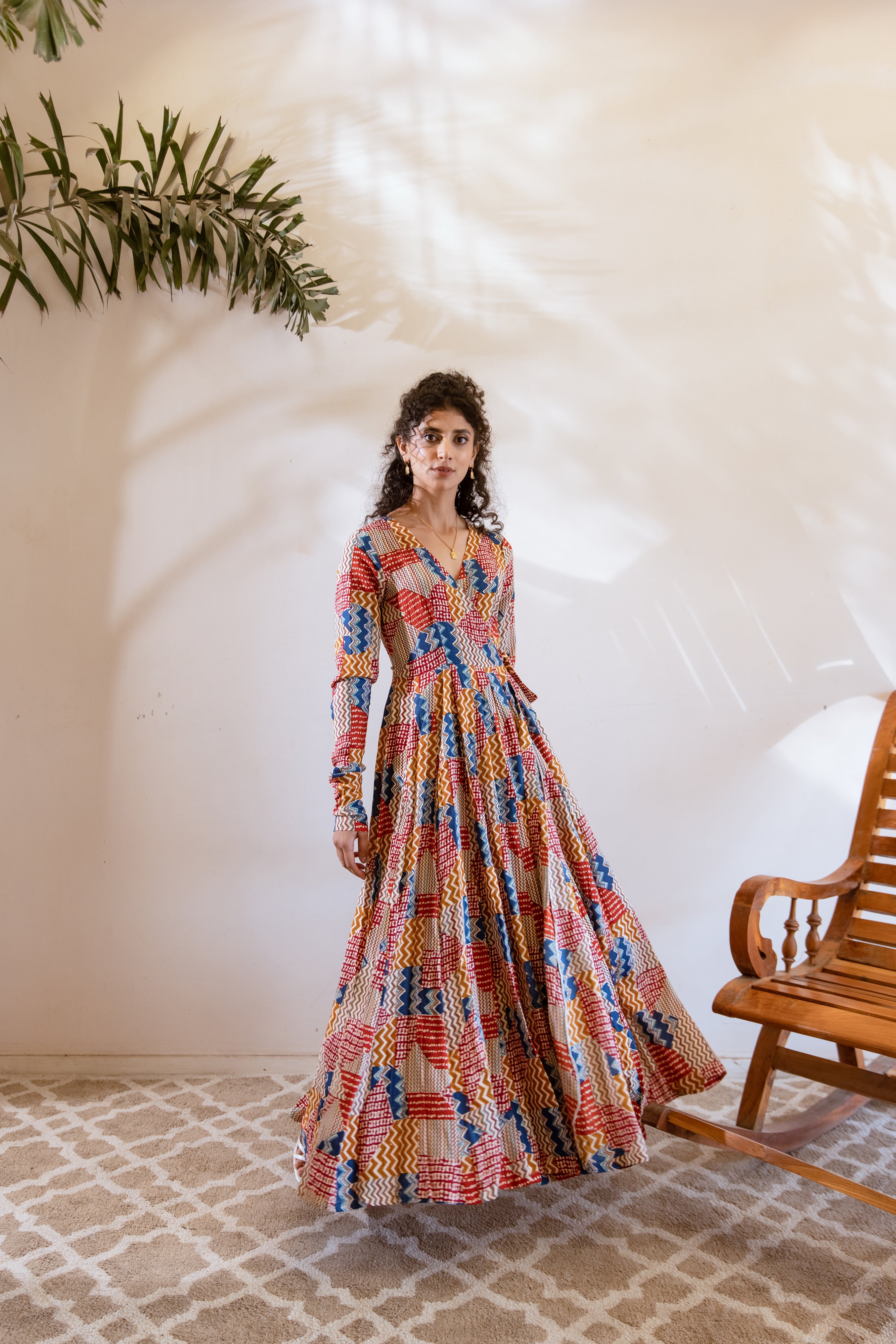 Bagh Multicoloured Angrakha dress