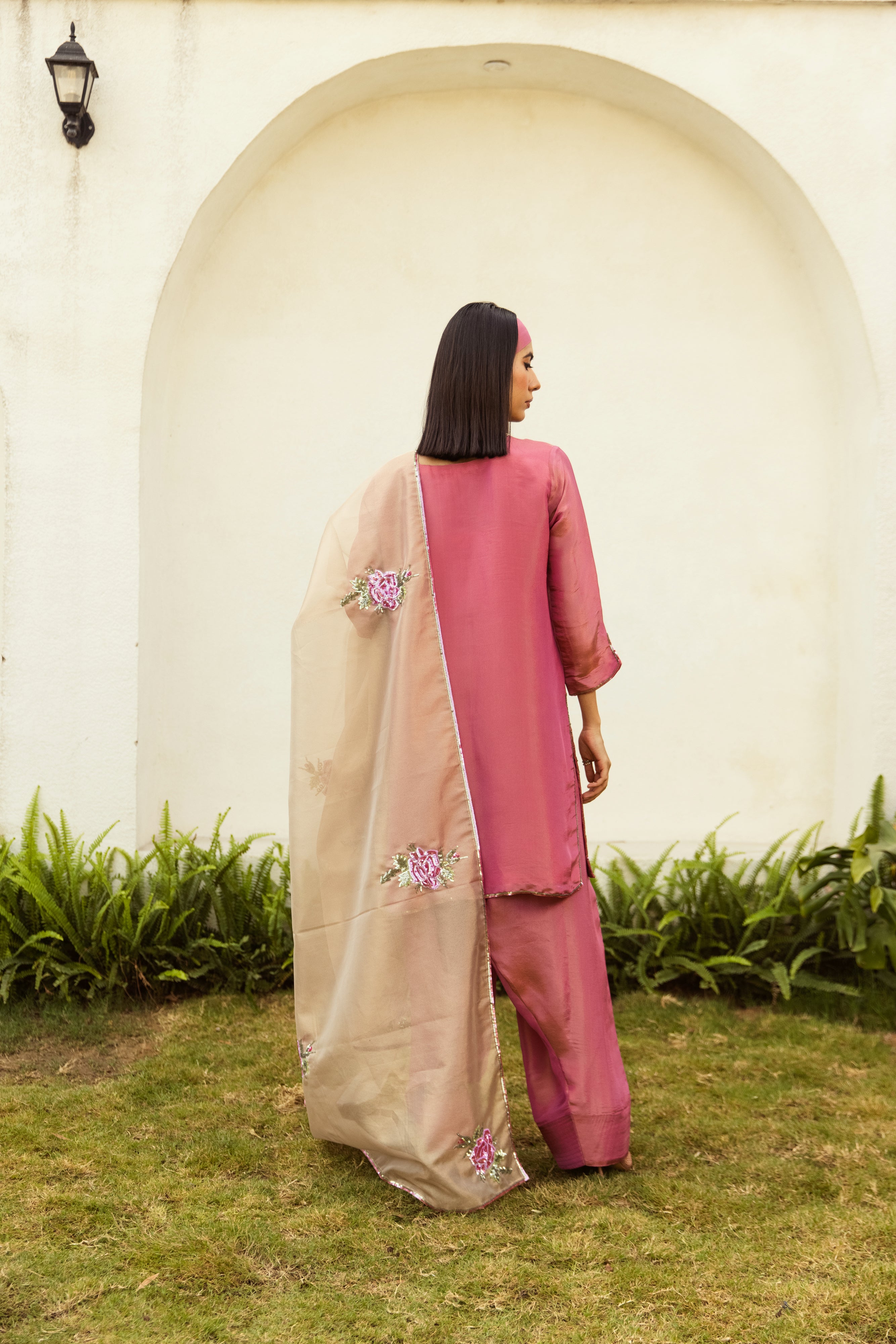 Noor Farshi Salwar Pink Set