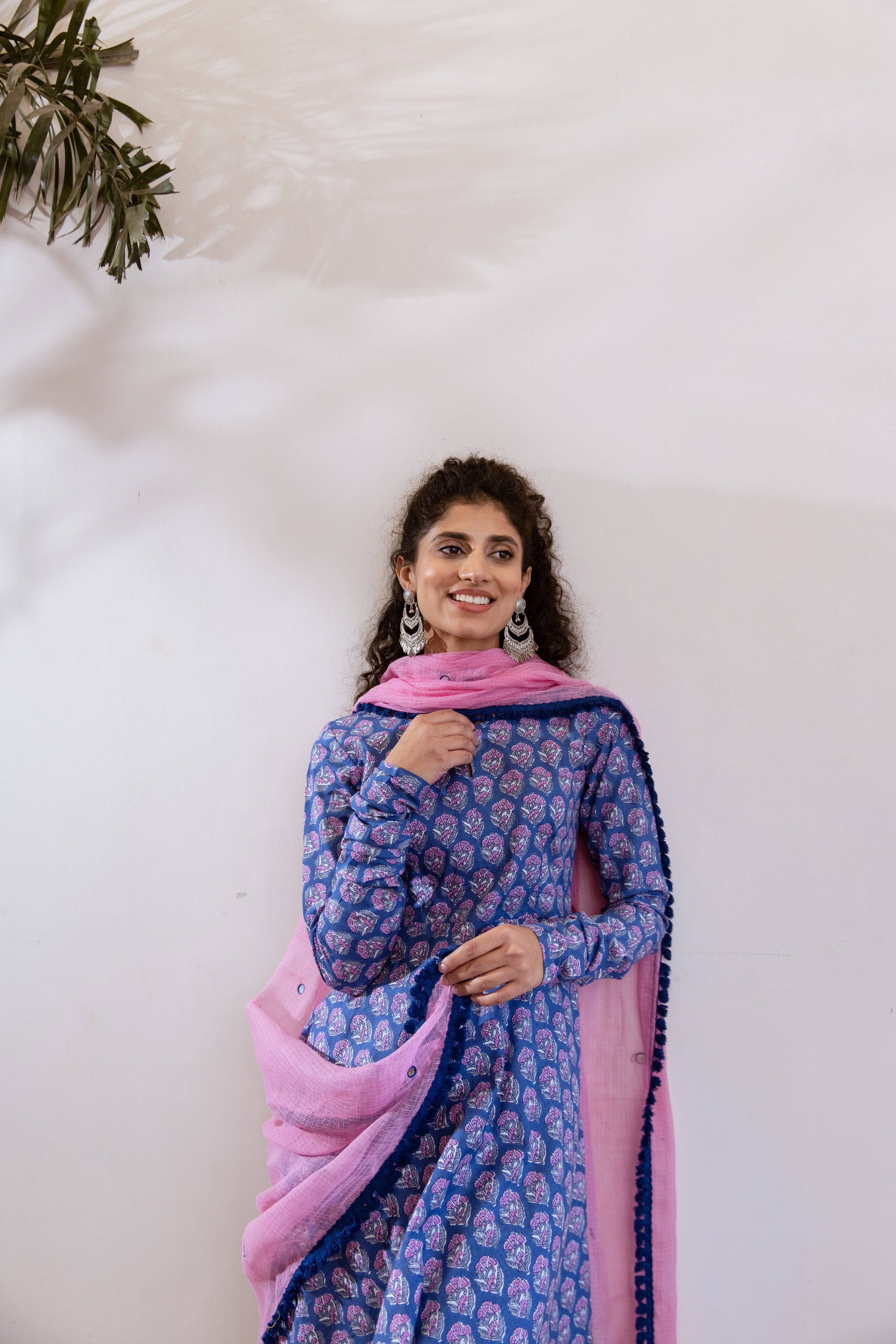 Bagh Blue Anarkali set