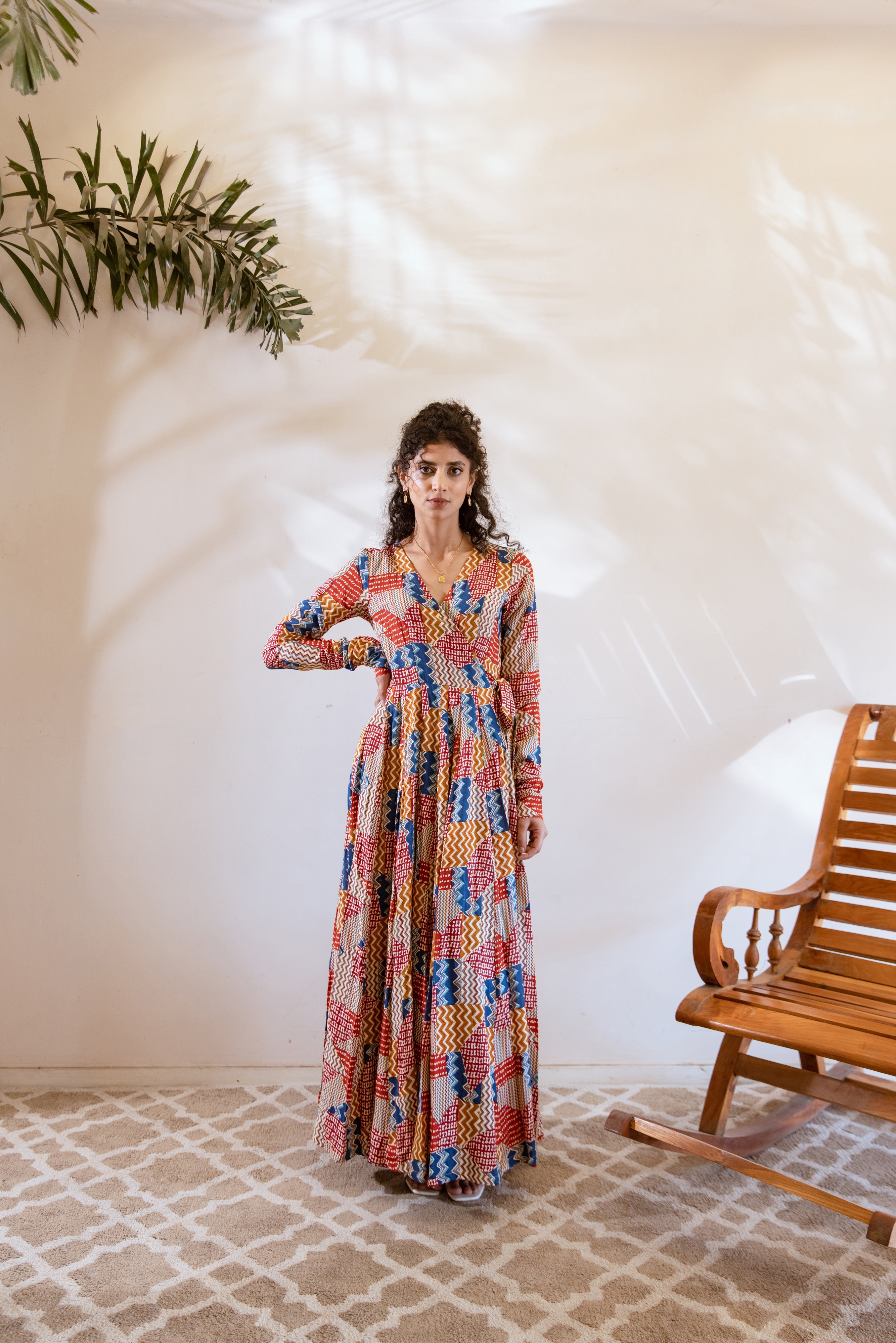 Bagh Multicoloured Angrakha dress