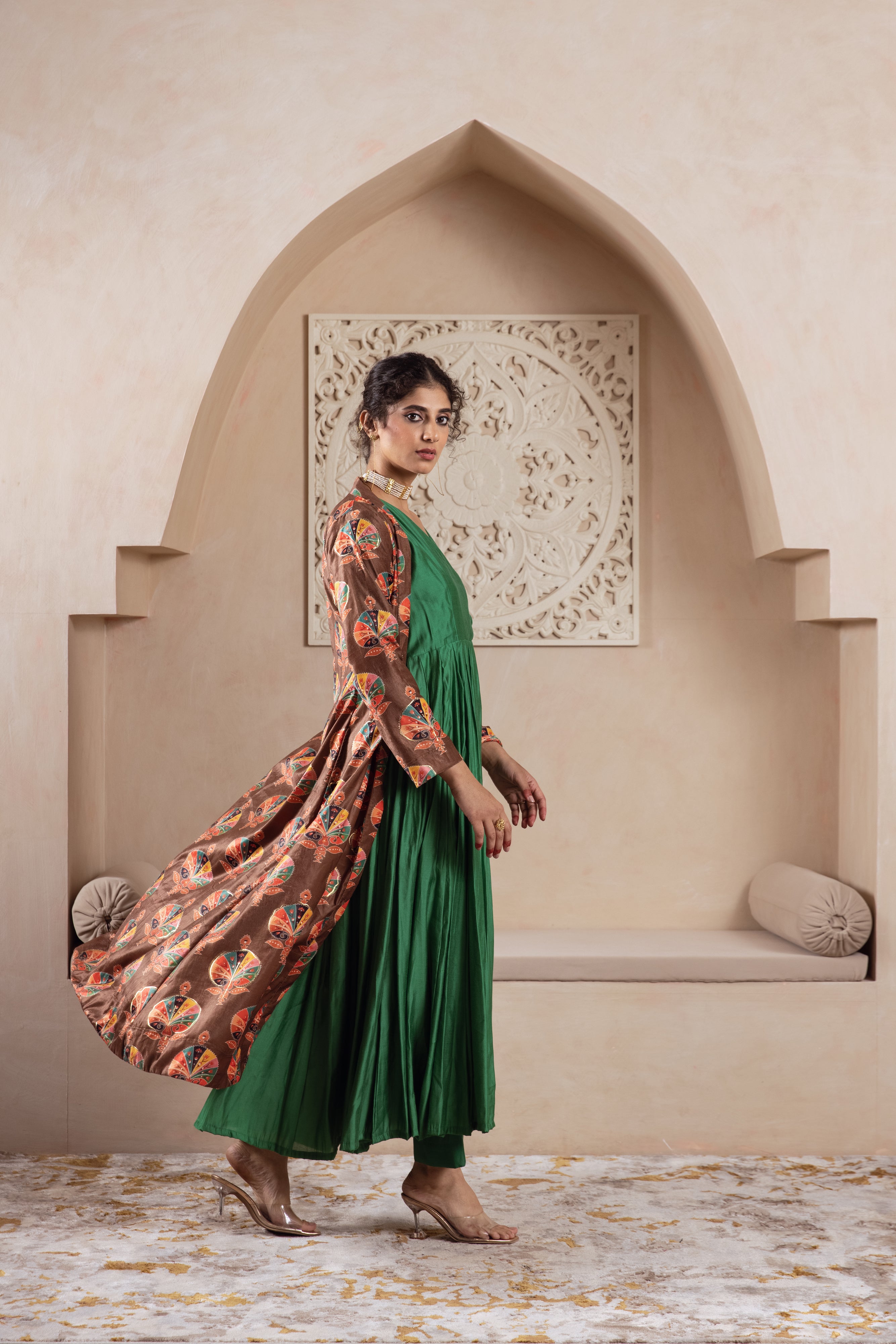 FIRGUN BROWN JACKET SET