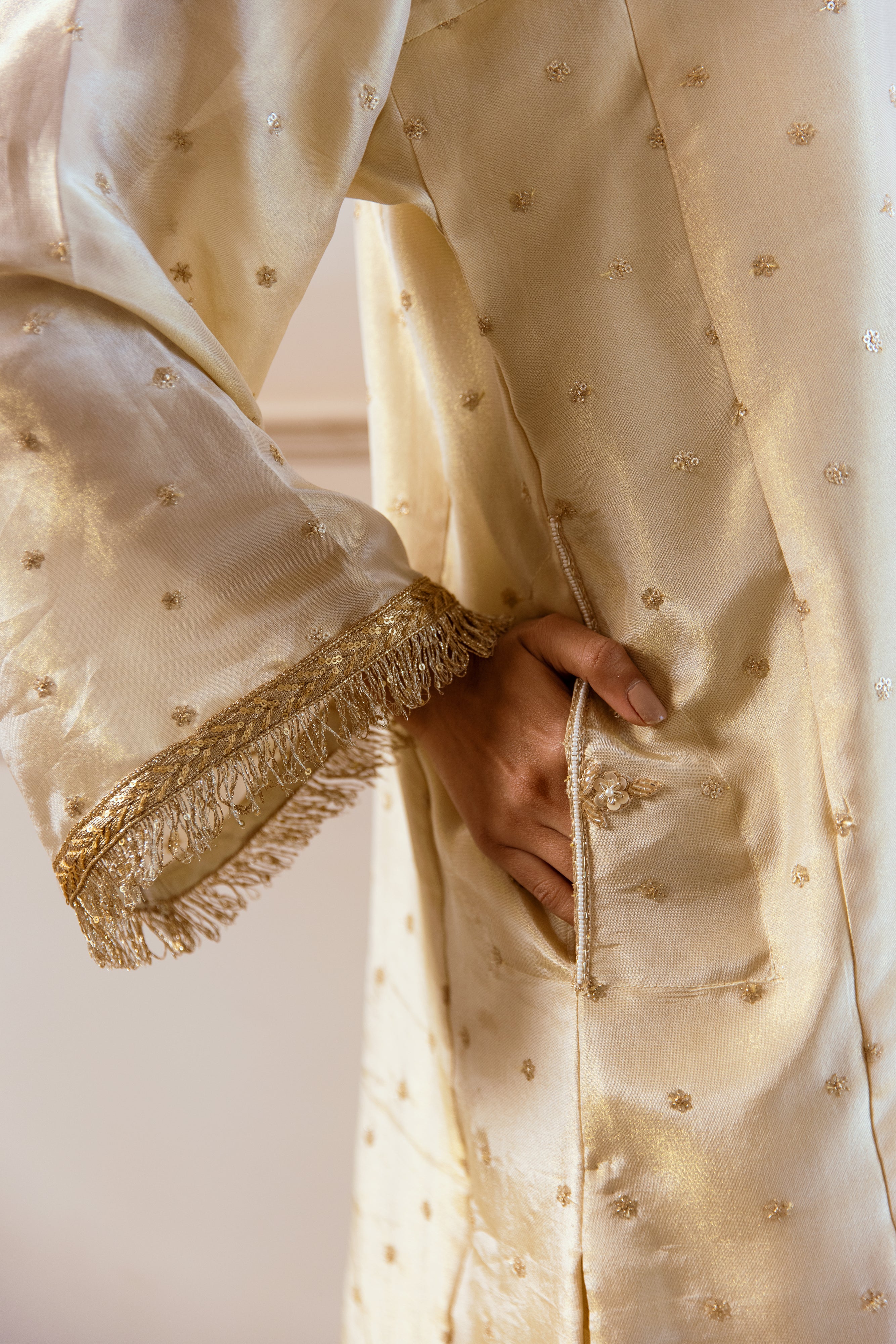 Salma Sitara Golden twin set