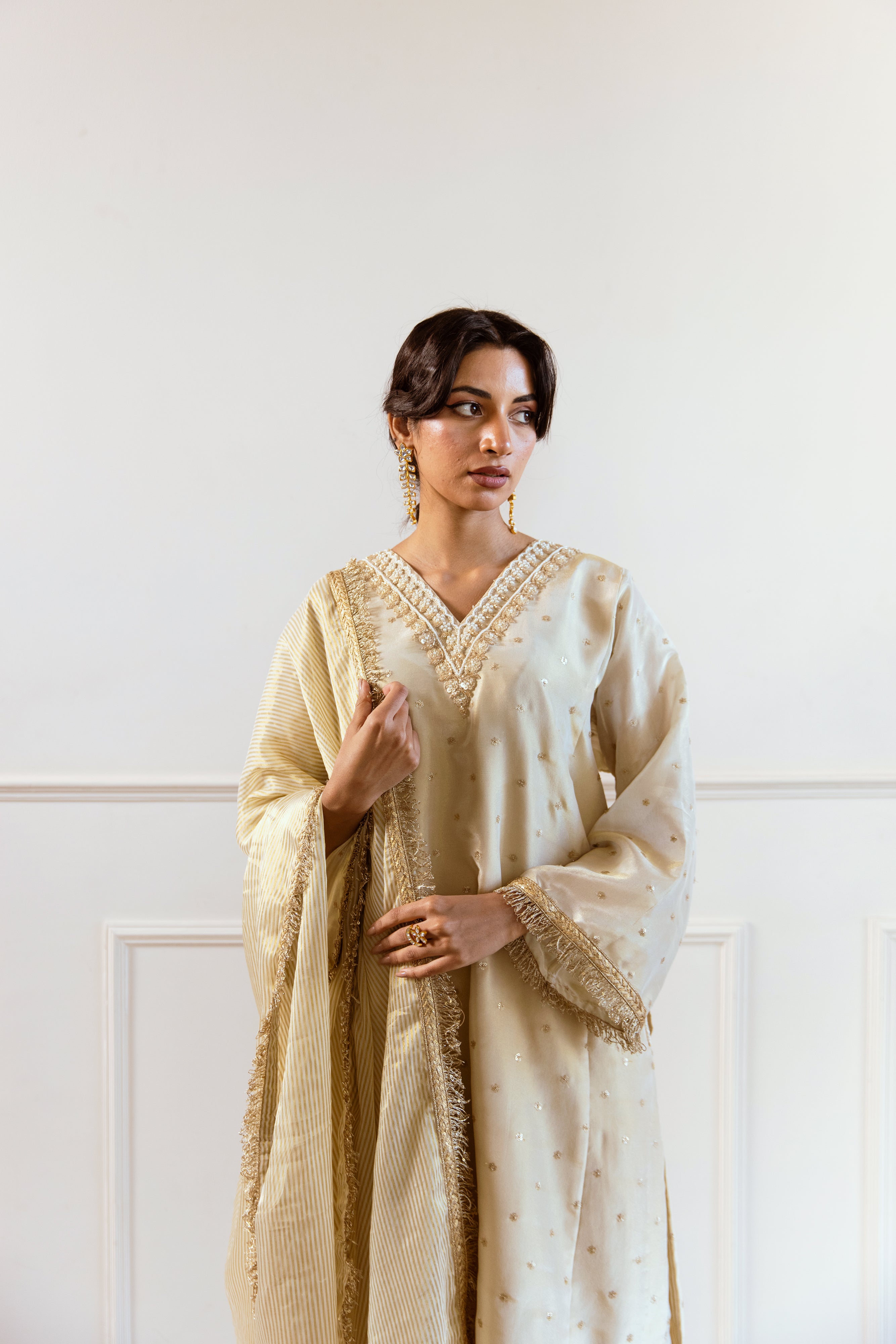 Salma Sitara Golden twin set