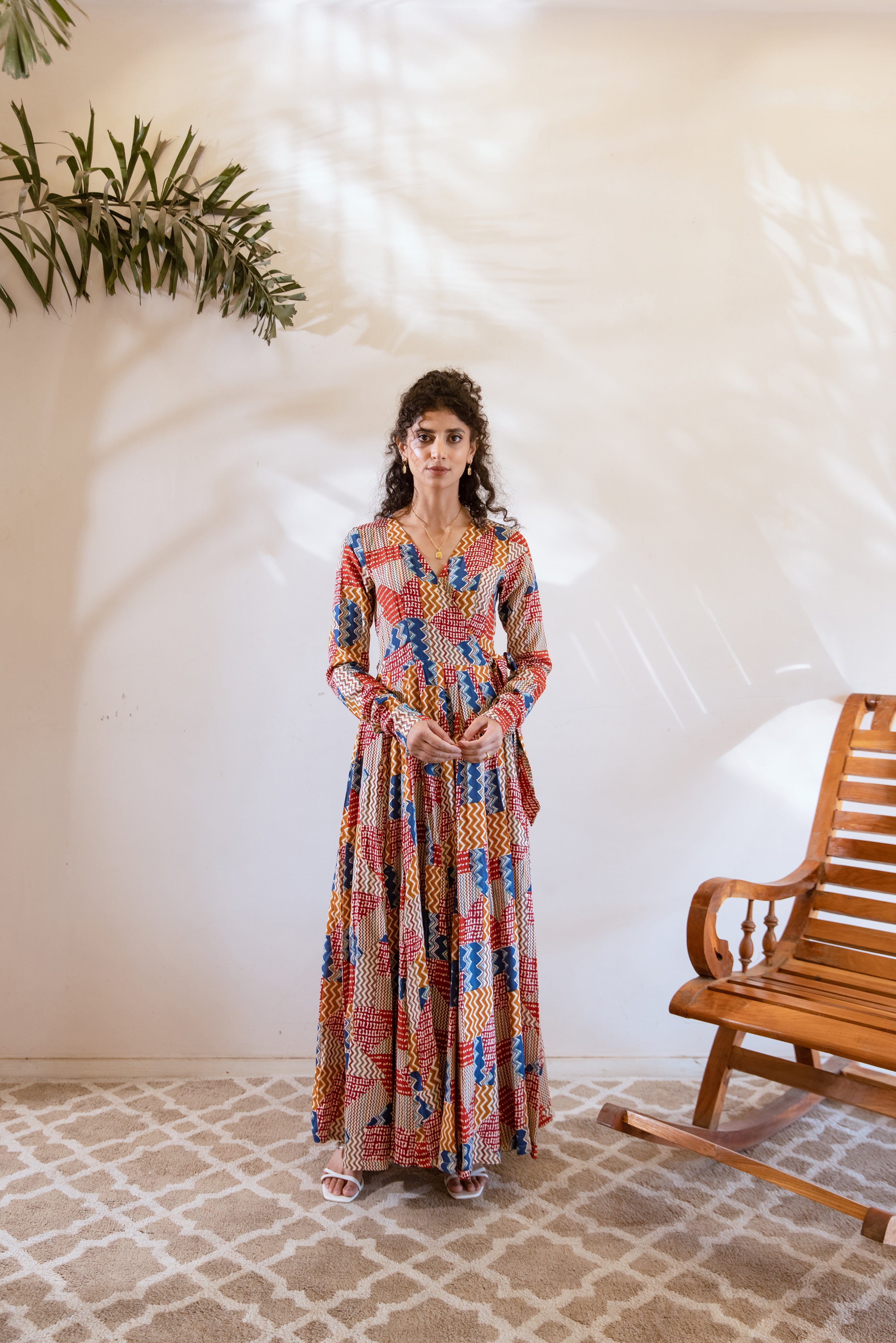 Bagh Multicoloured Angrakha dress