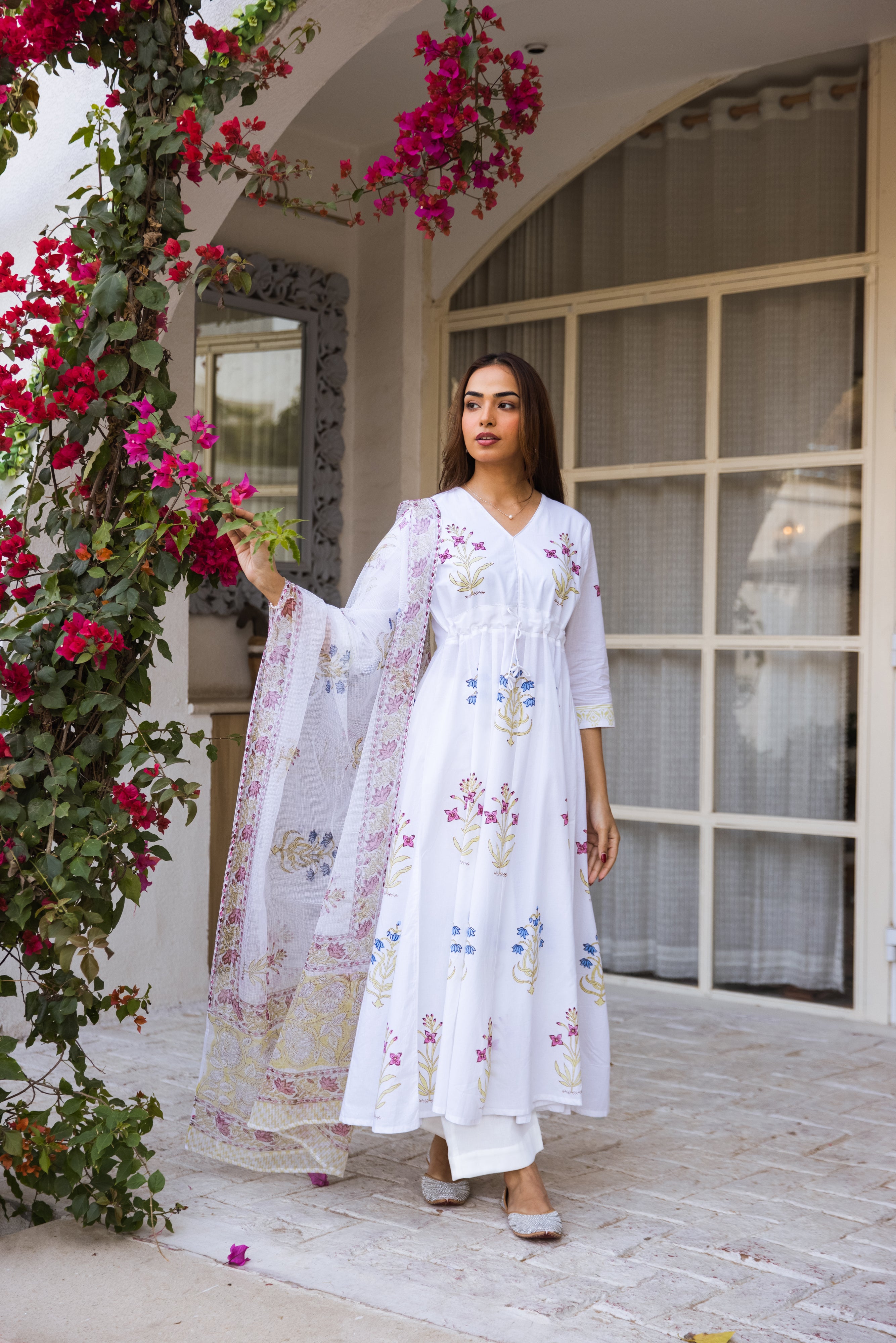 Picnic Multicoloured Anarkali set