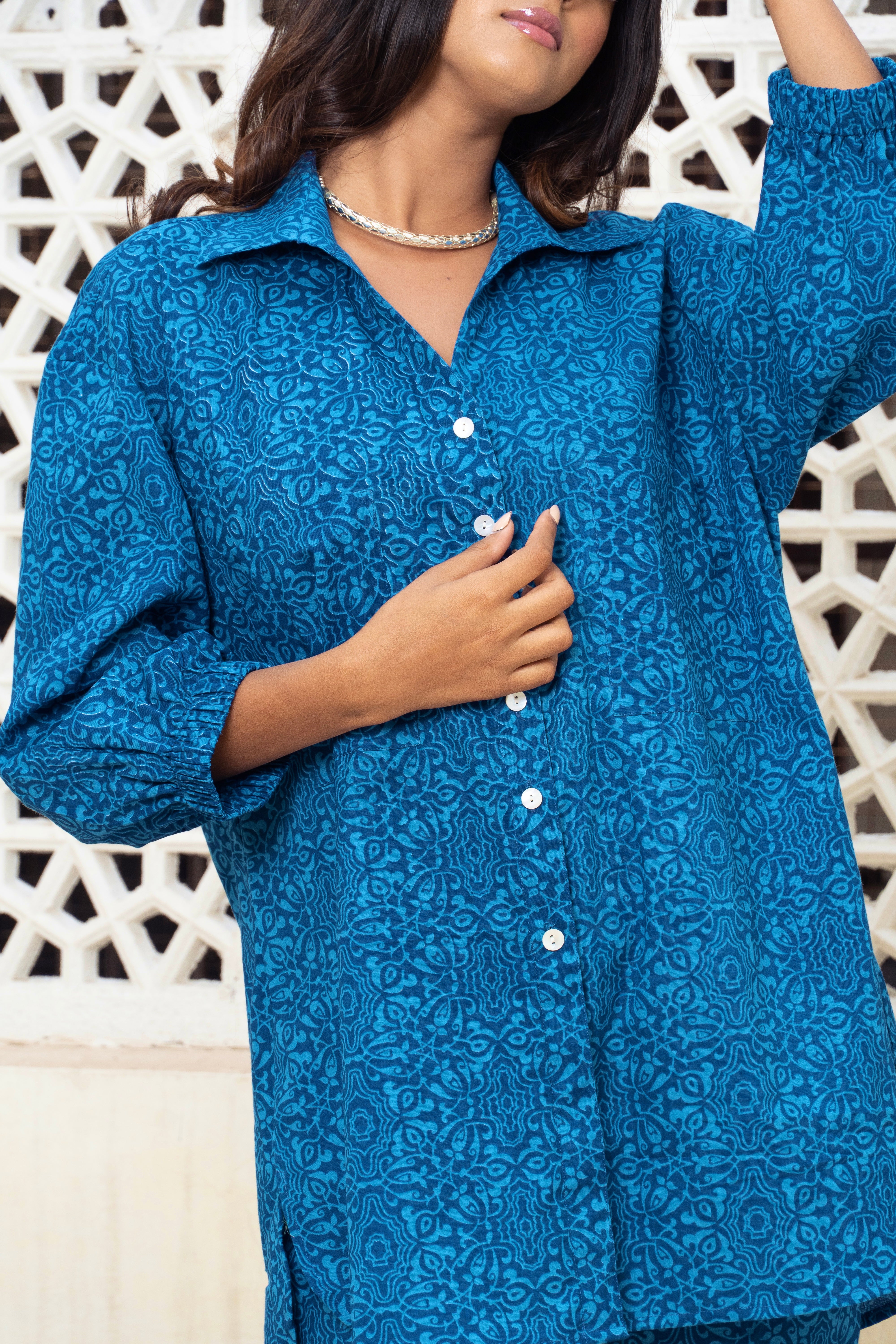 Blue Co-ord Set Of 2