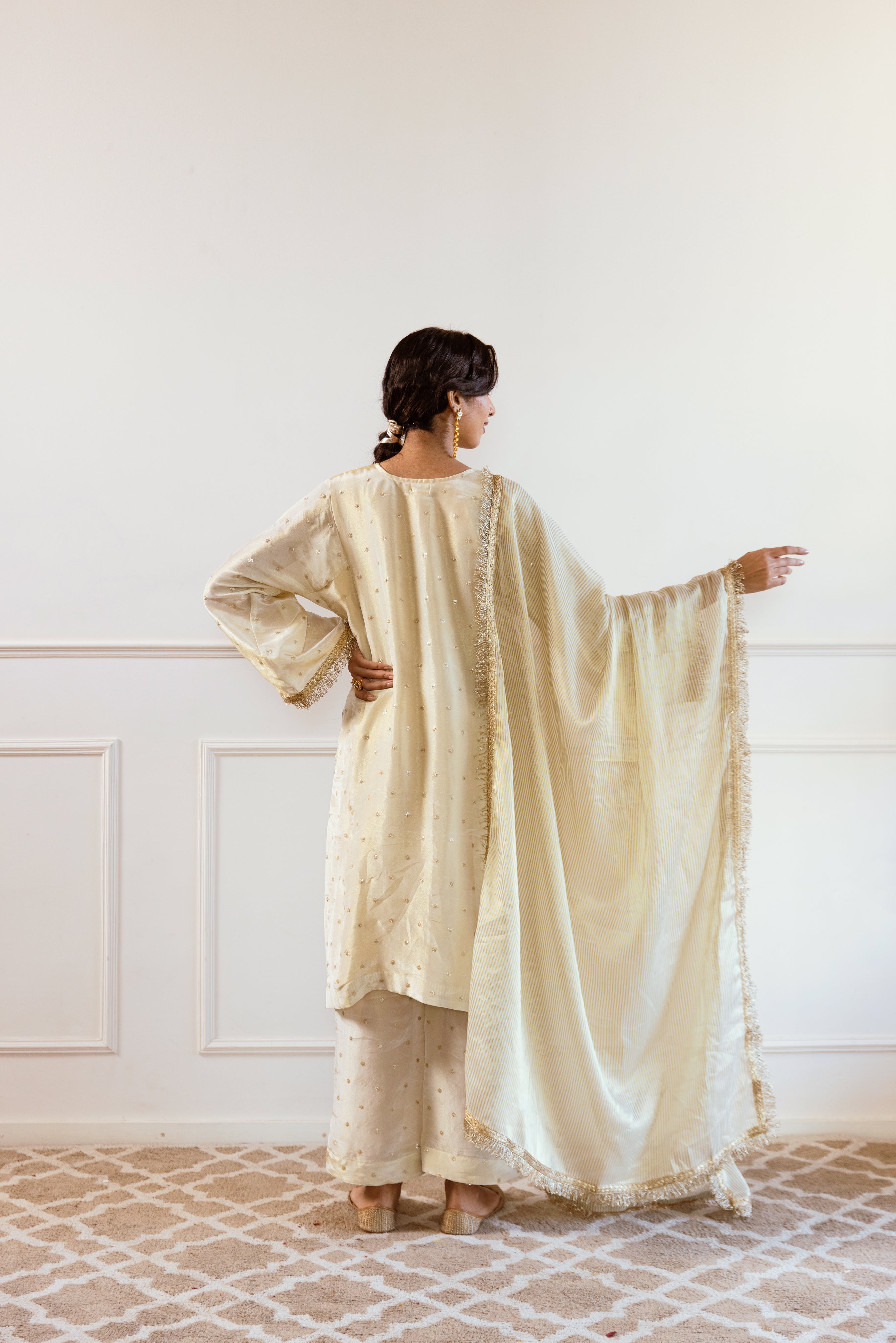 Salma Sitara Golden twin set