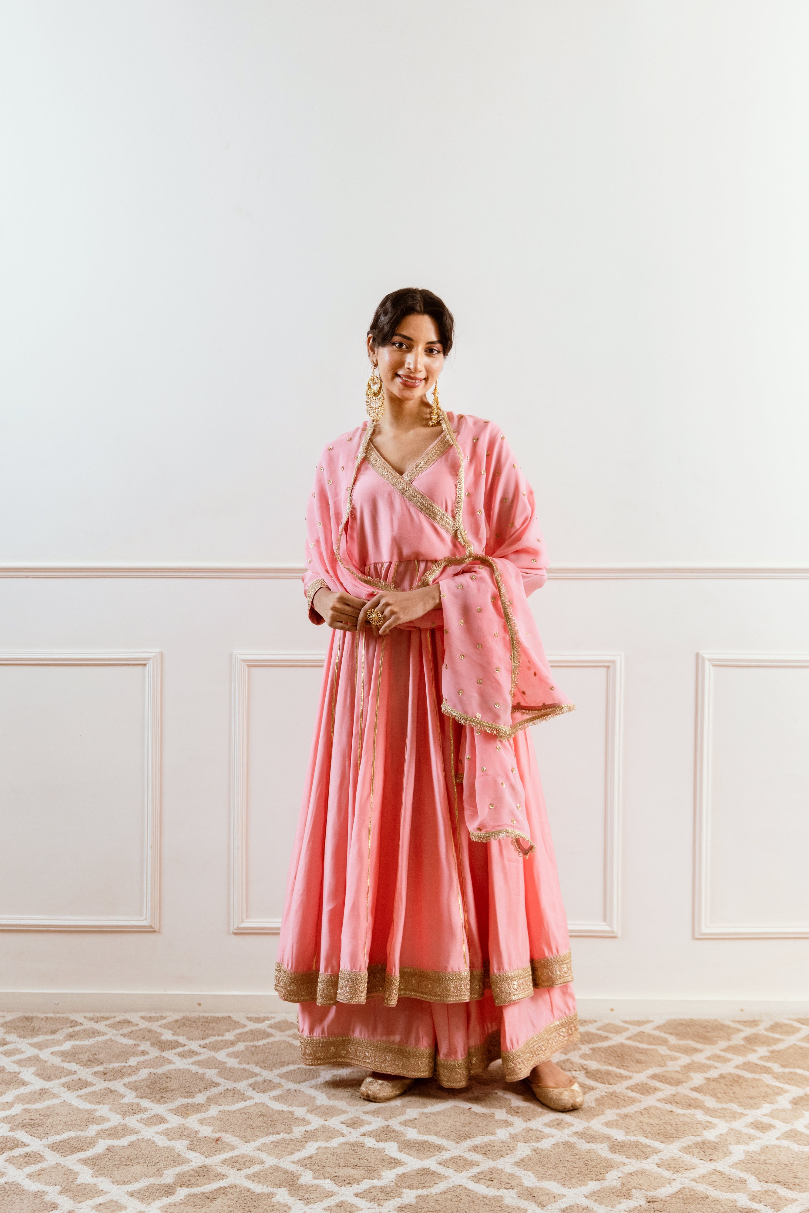 Salma Sitara Baby pink set