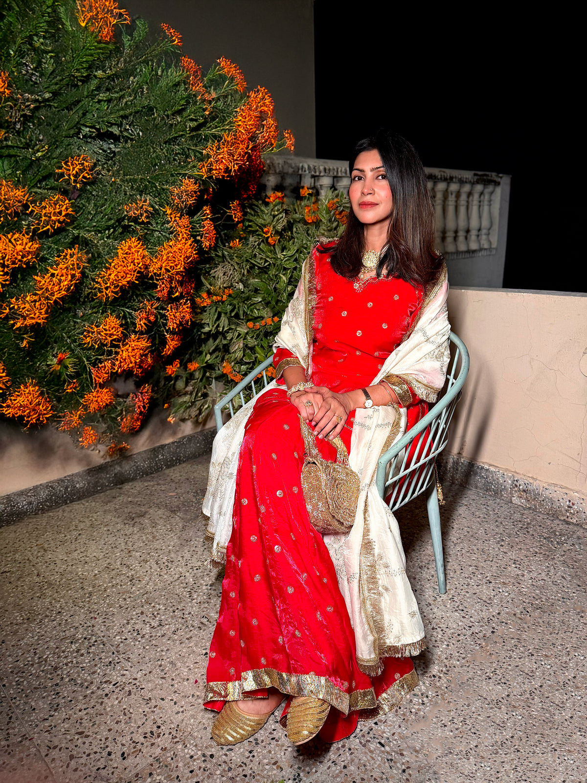 Red lehenga Set