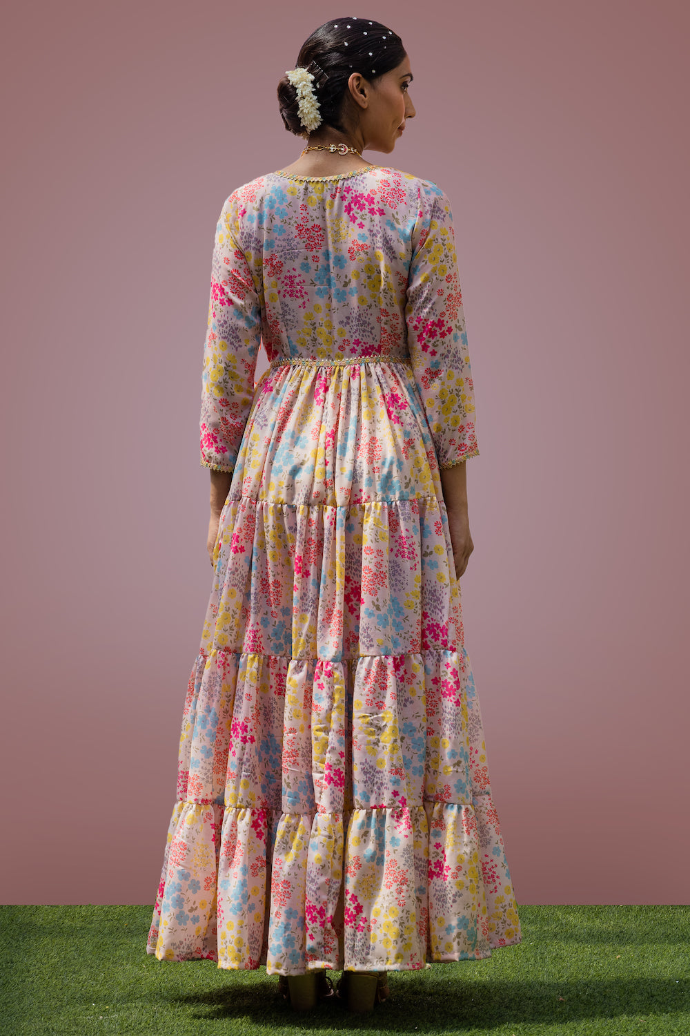 Mehfil Floral Jacket Set