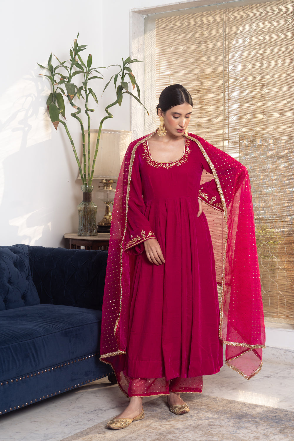 Khwabidah Rani Anarkali Set of 3