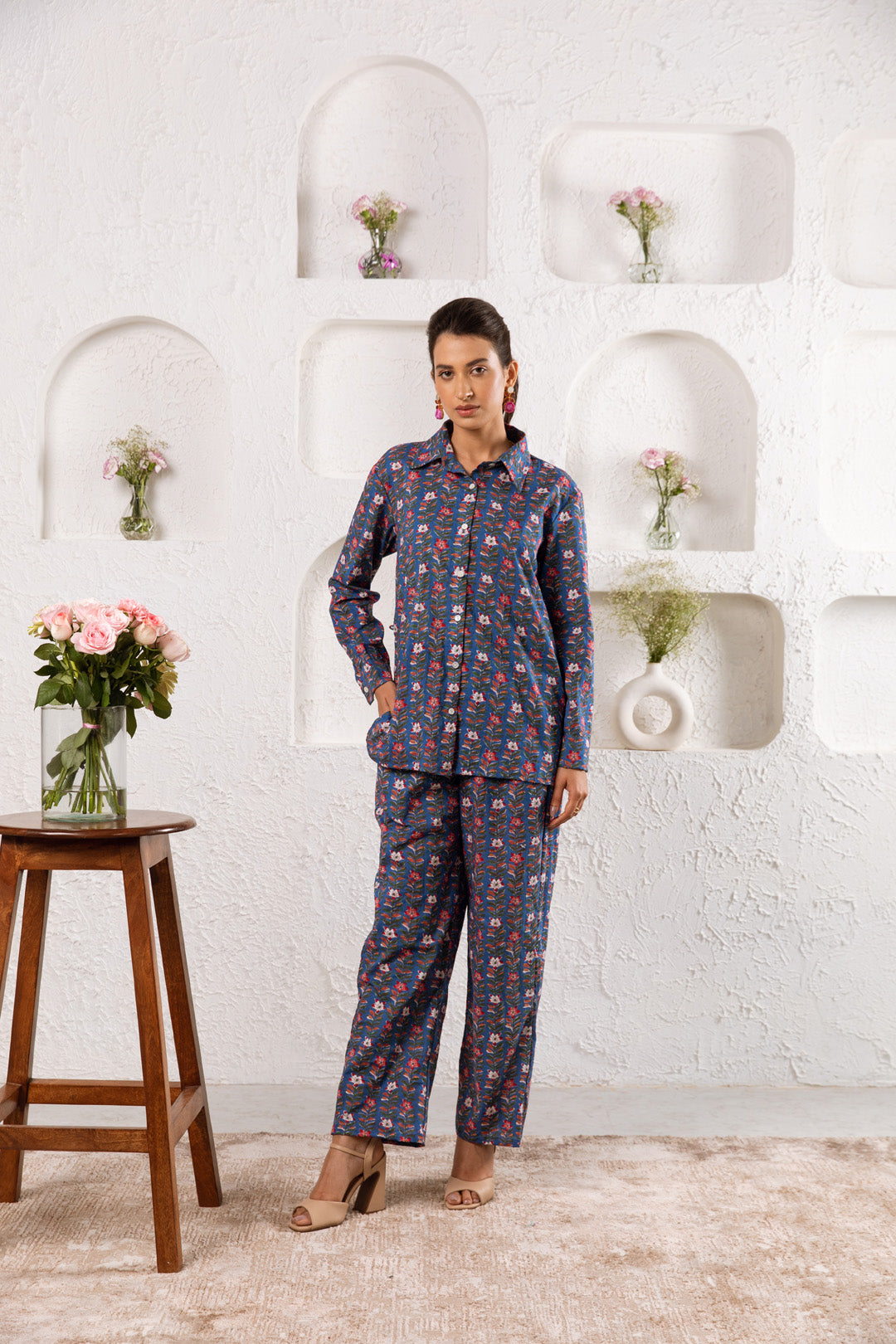 Dark Blue Coord Set OF 2