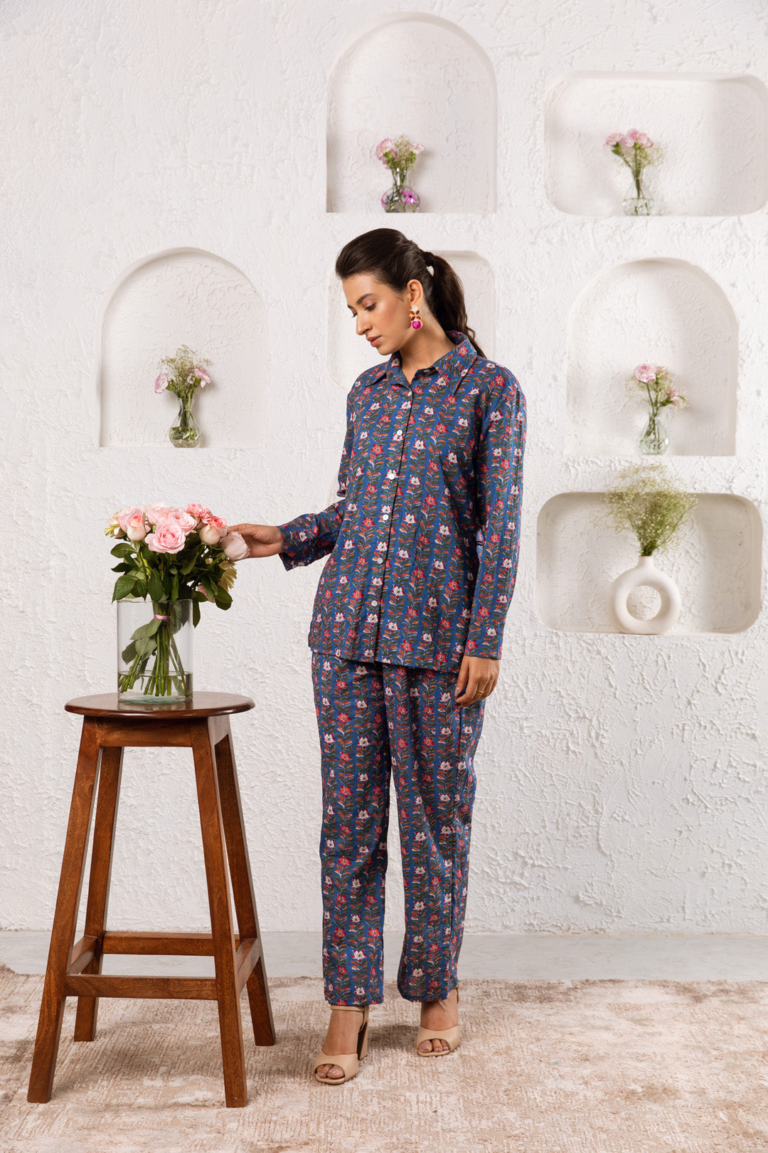 Dark Blue Coord Set OF 2